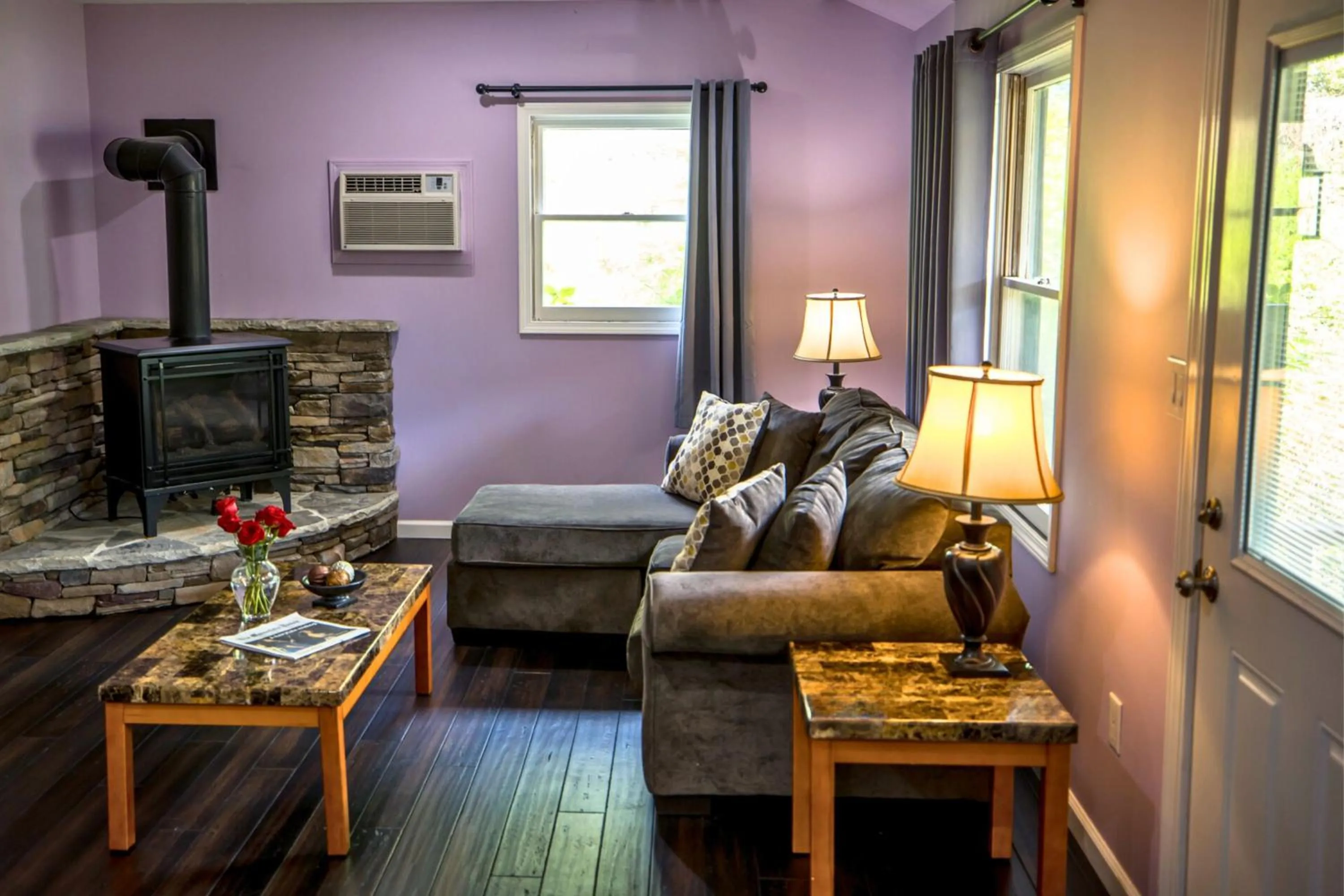 Living room in Blowing Rock Inn