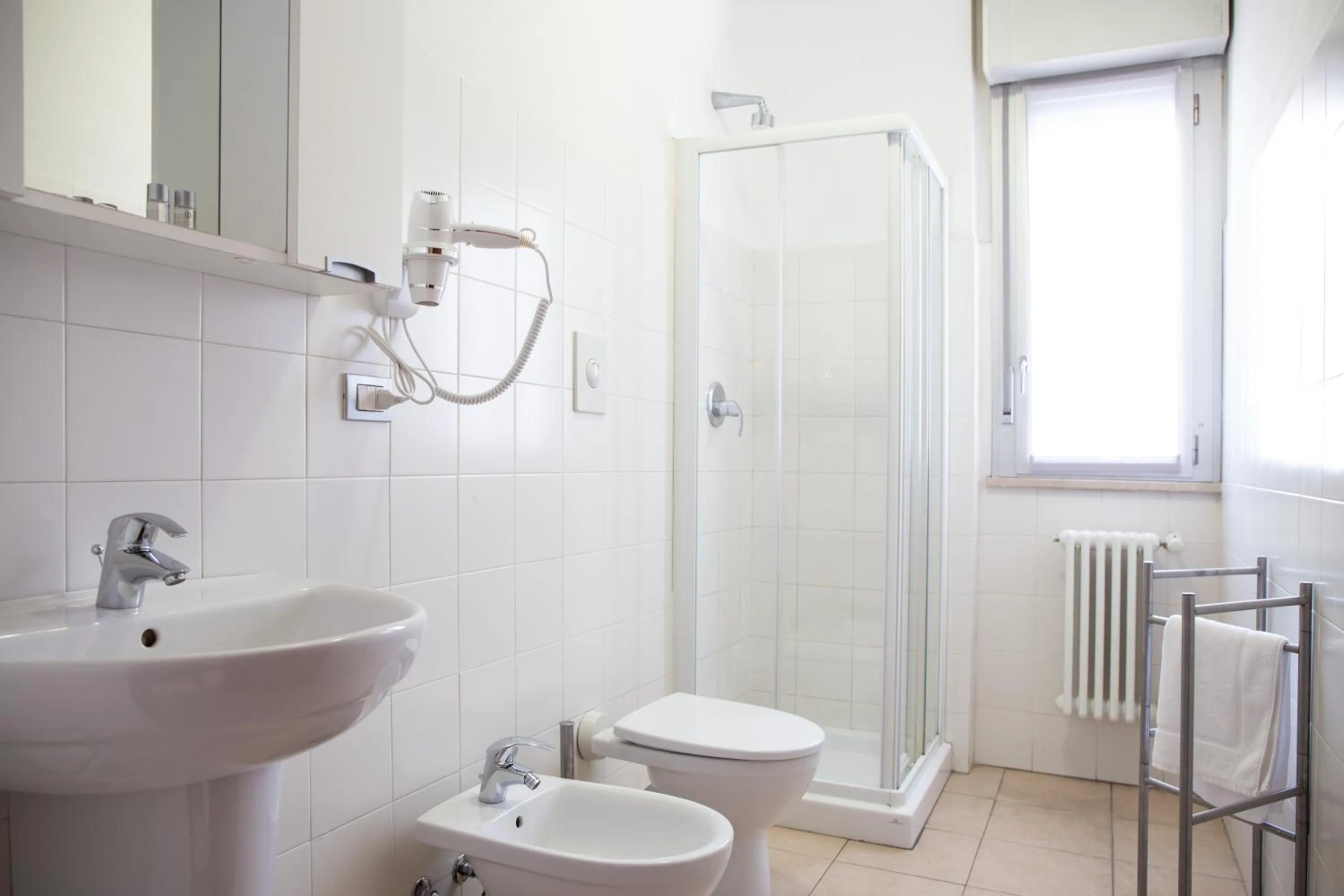 Shower in Housing32 Apartments