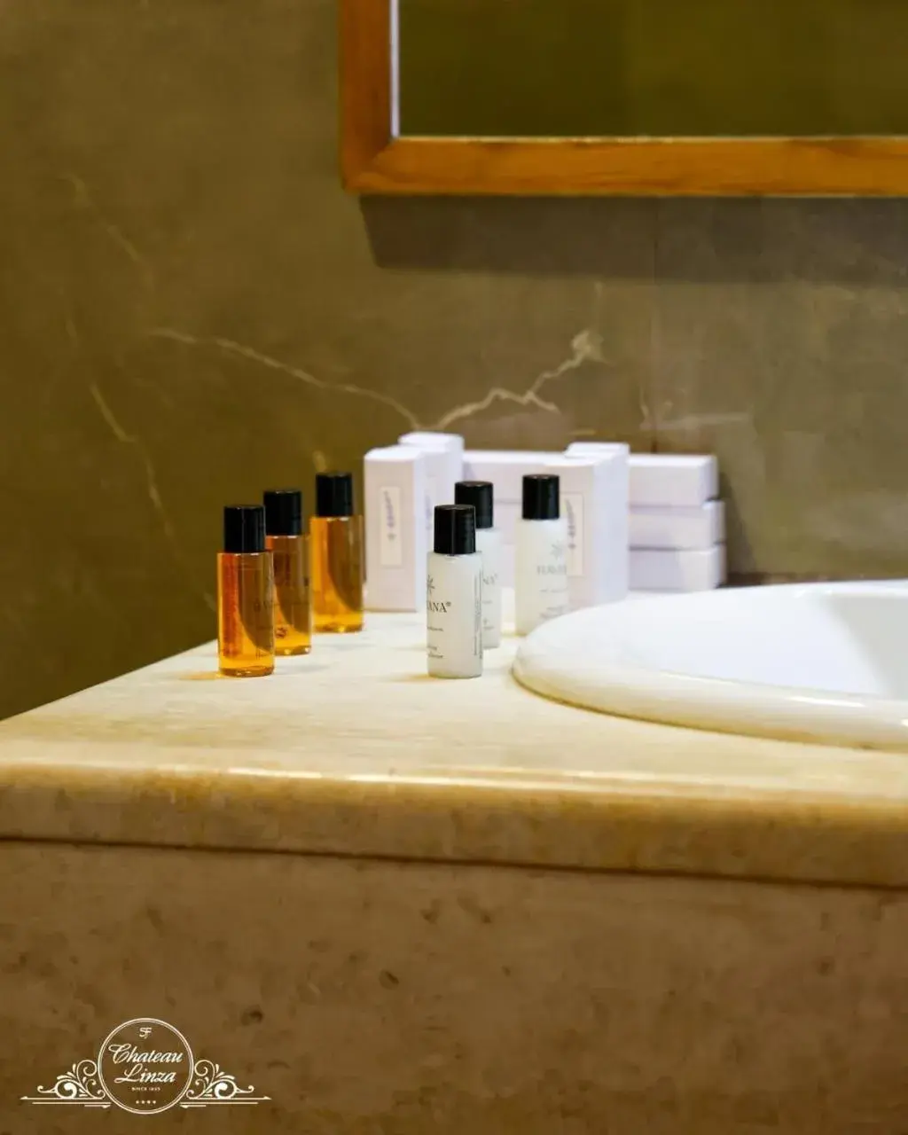 Bathroom in Chateau Linza Resort Bathroom in Chateau Linza Resort