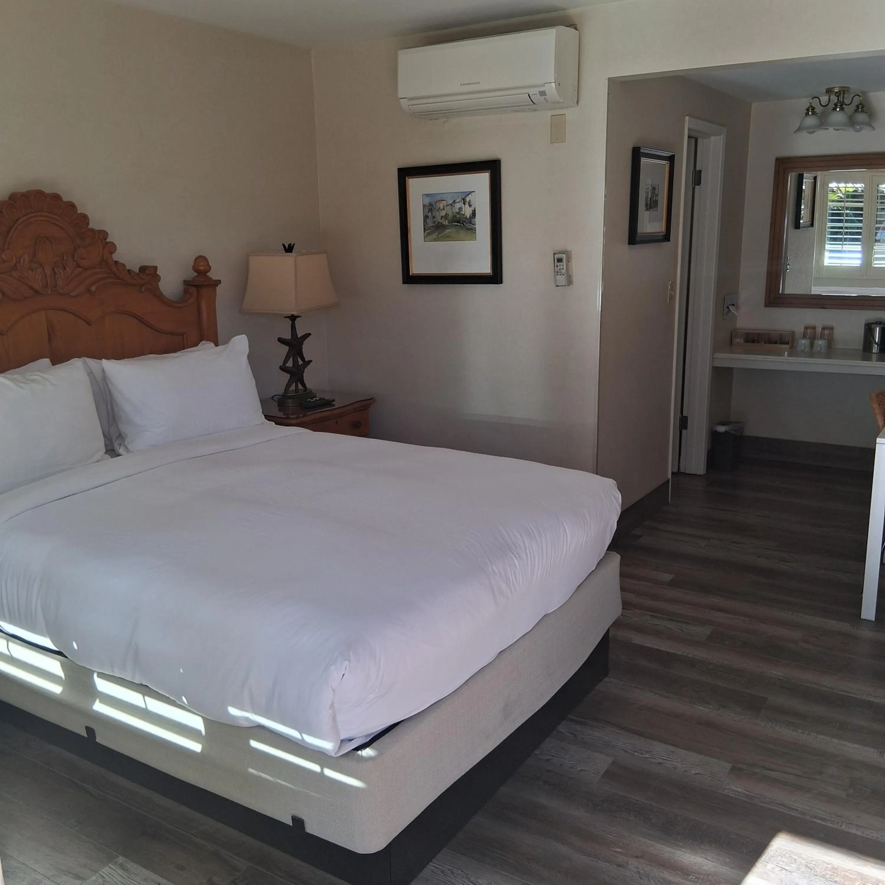 Bed in The Franciscan Hotel