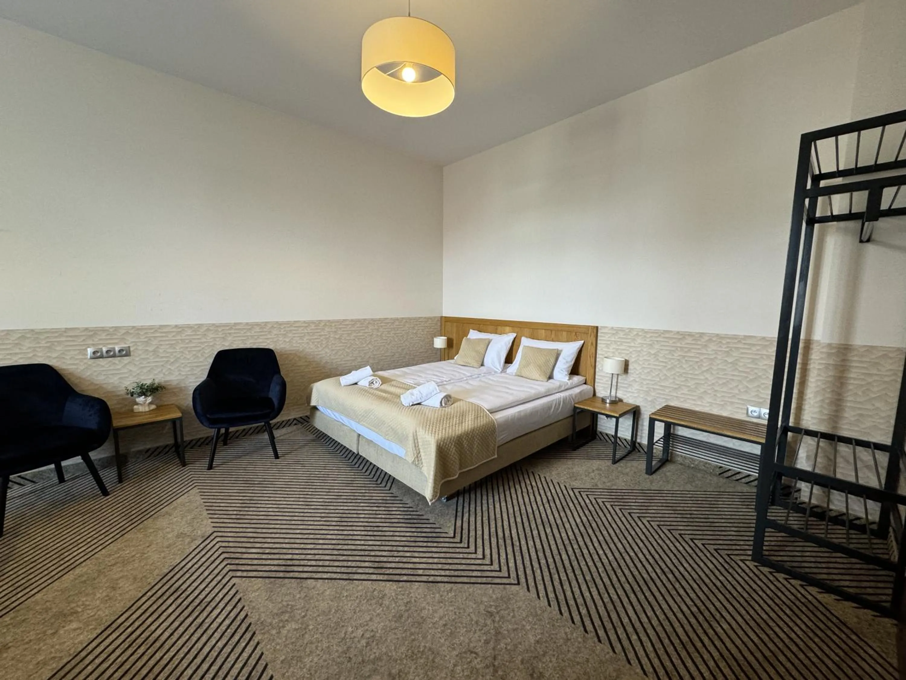 Bed in IRIS Aparthotel