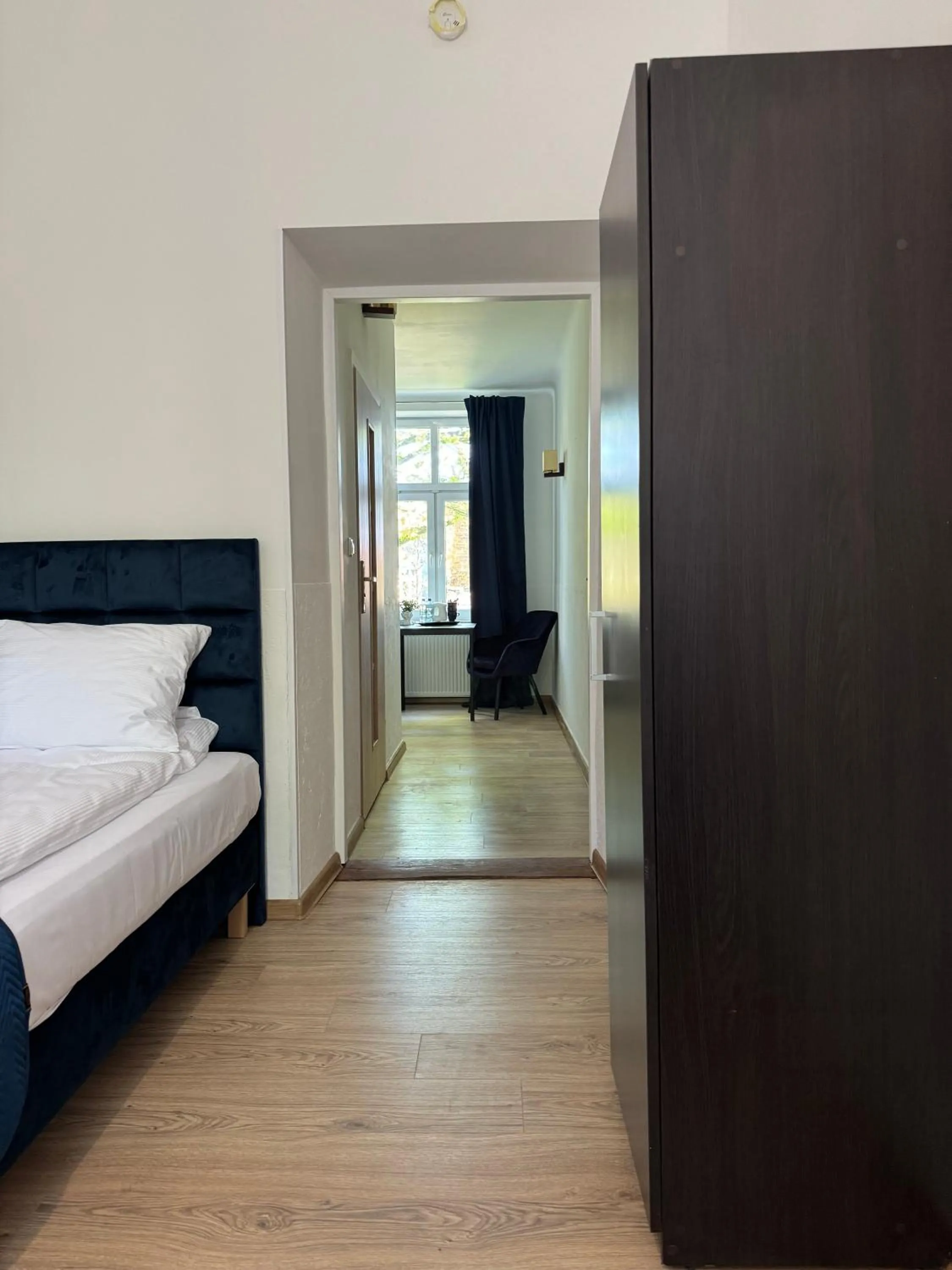 Bed in IRIS Aparthotel