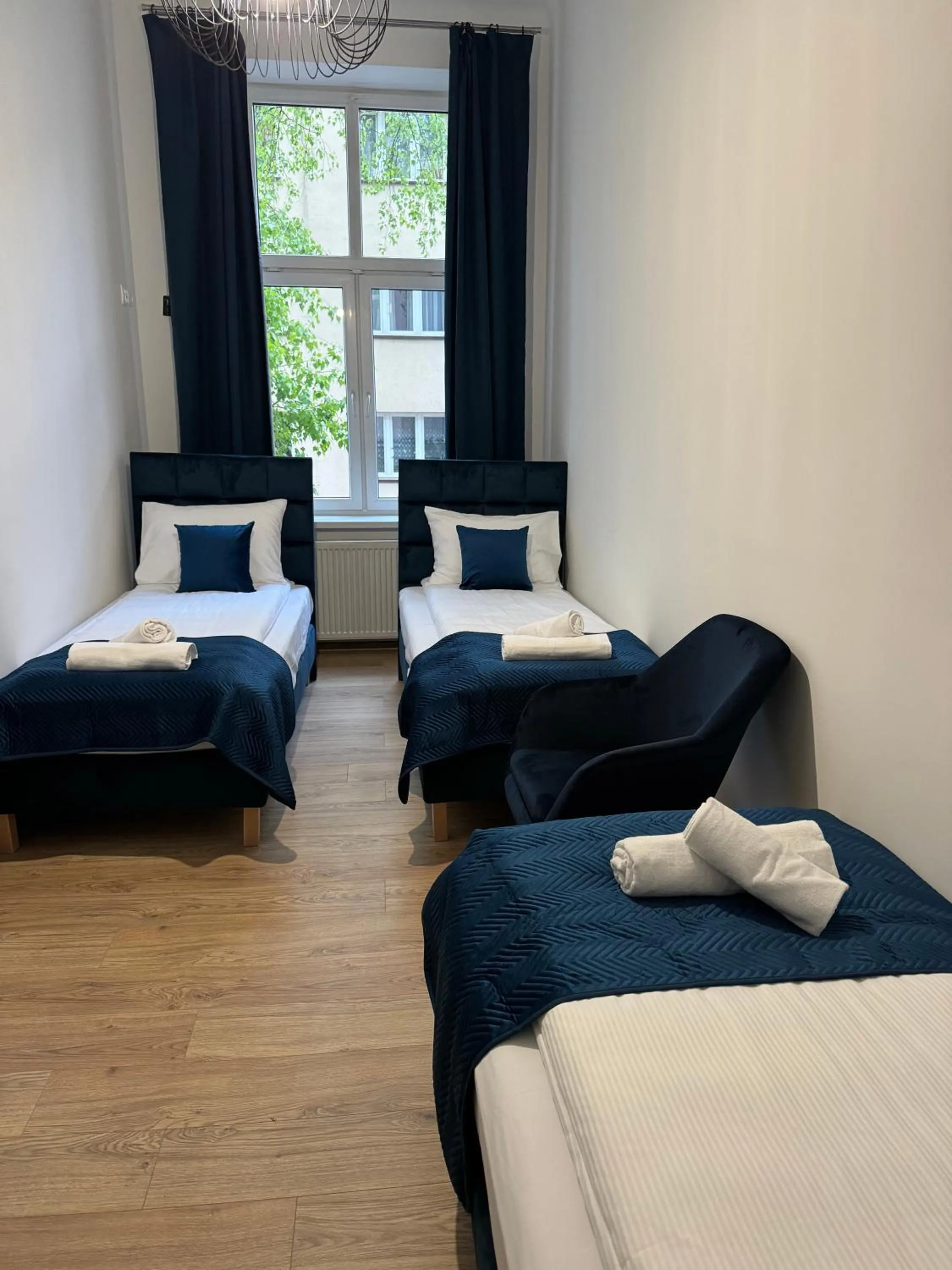 Bed in IRIS Aparthotel