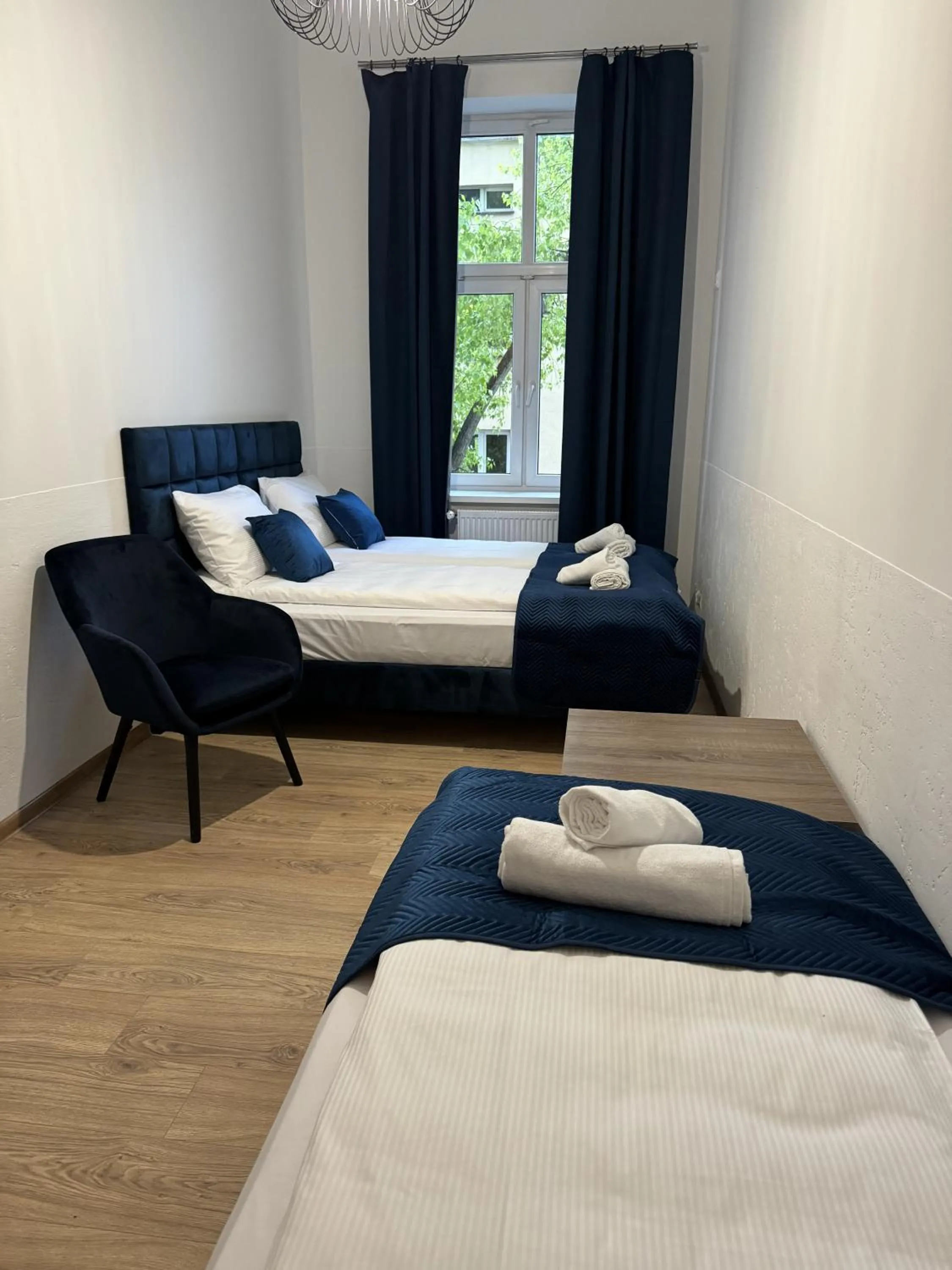 Bed in IRIS Aparthotel