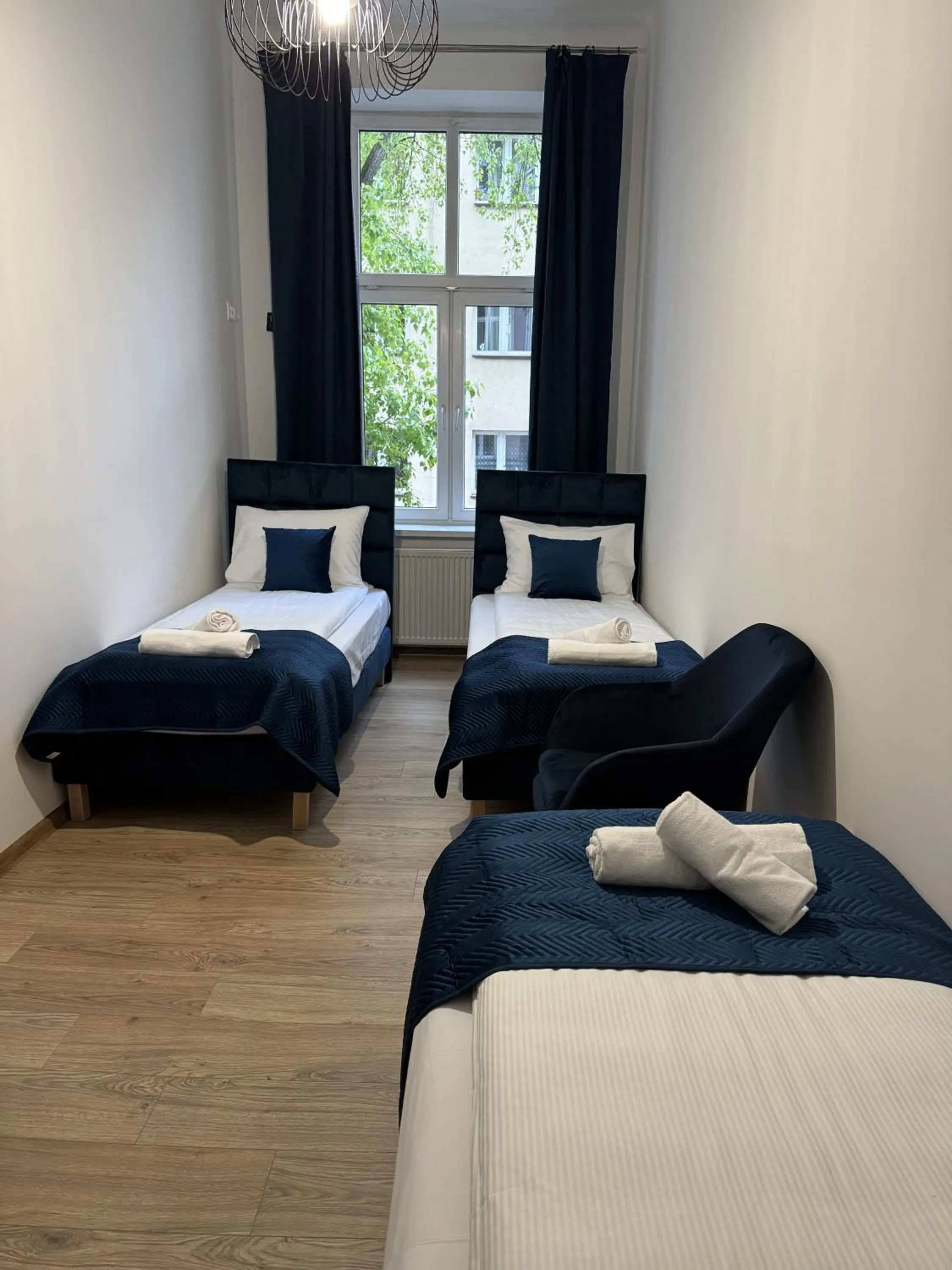 Bed in IRIS Aparthotel