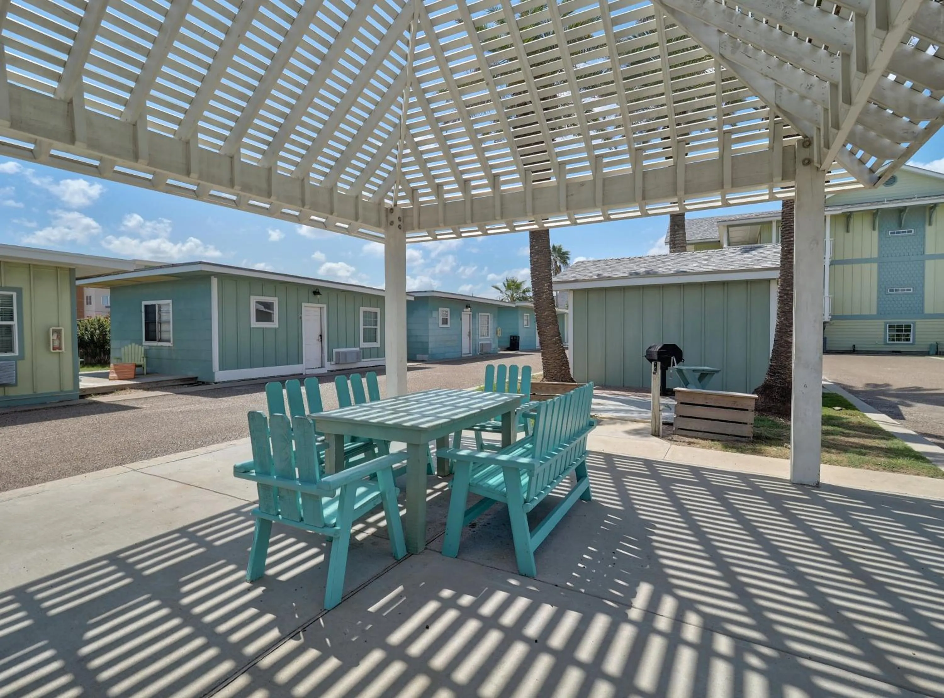 Seashell Village Resort near the beach with kitchens