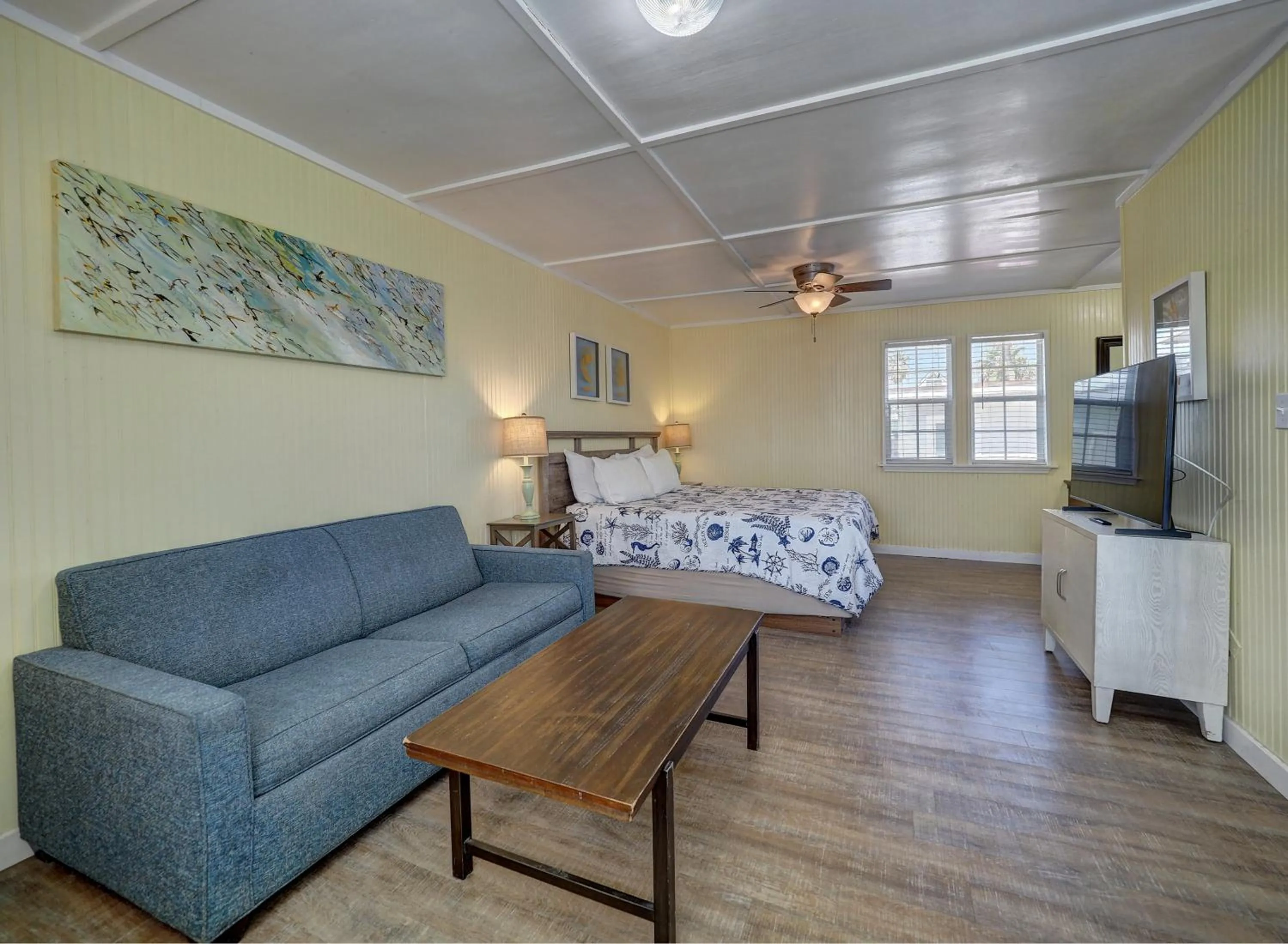 Seashell Village Resort near the beach with kitchens