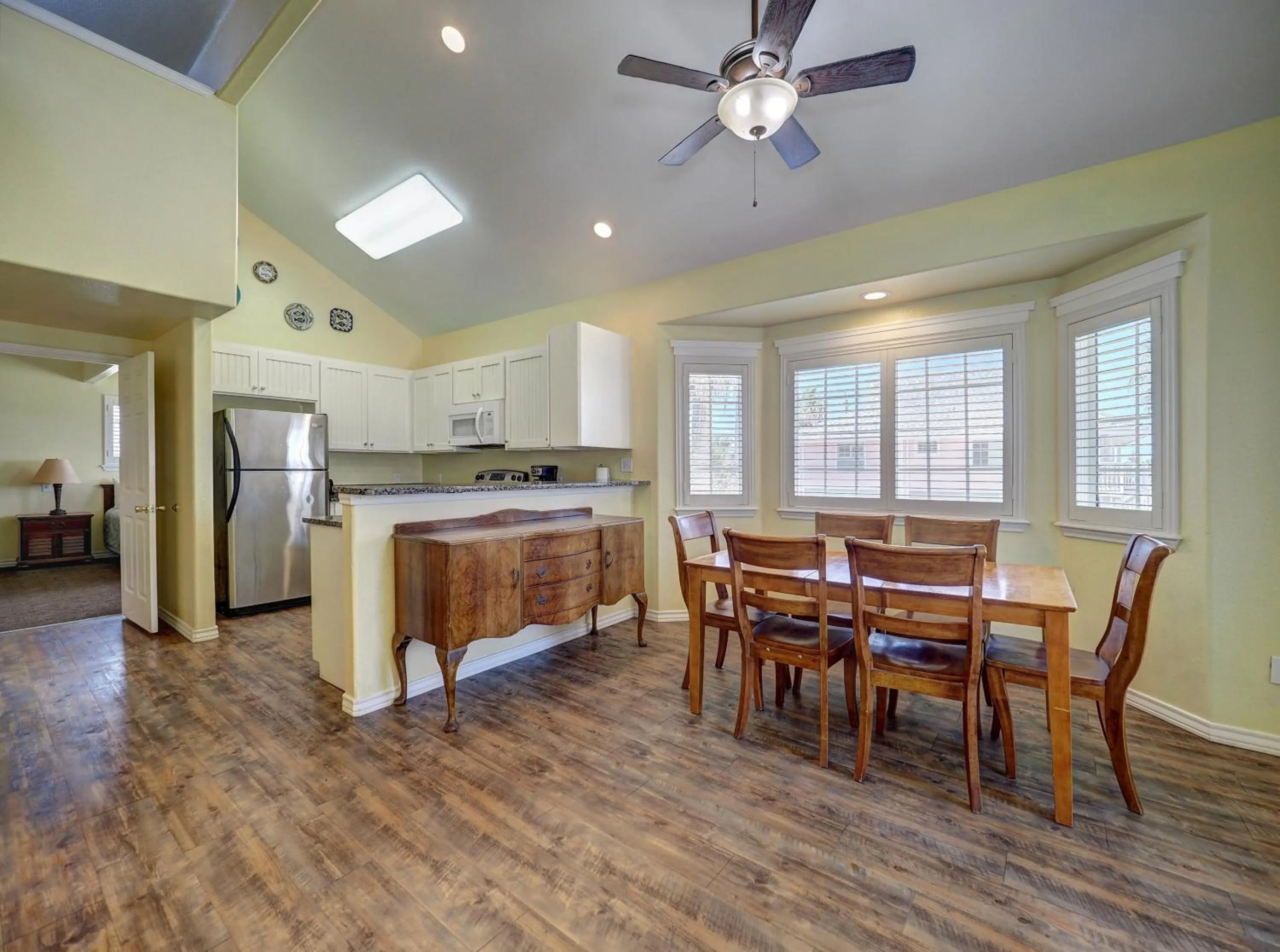 Kitchen or kitchenette in Seashell Village Resort near the beach with kitchens