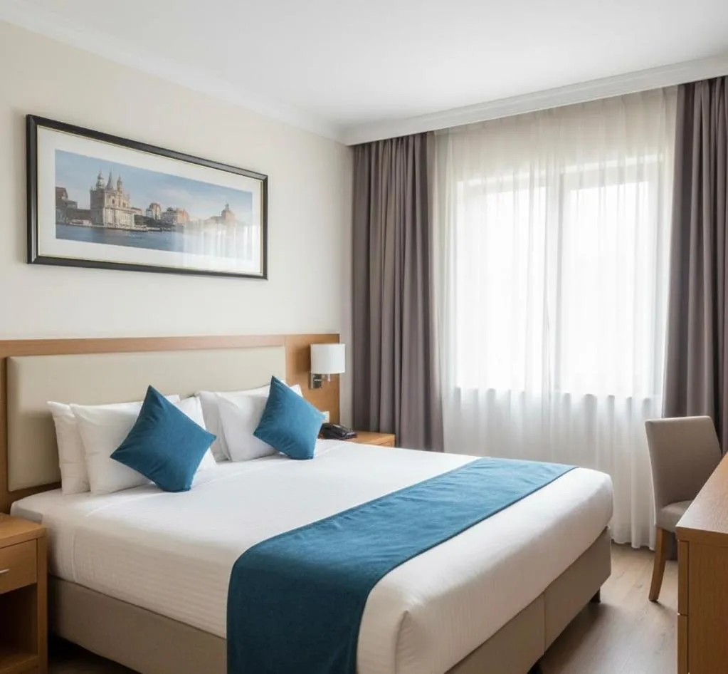 Bed in Bilgehan Hotel