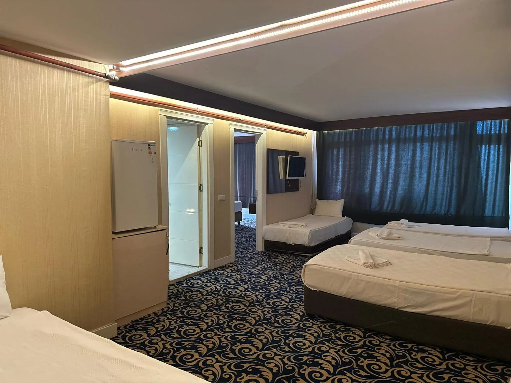 Bed in Bilgehan Hotel