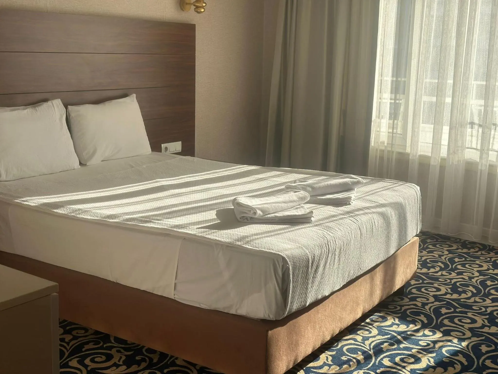 Bed in Bilgehan Hotel