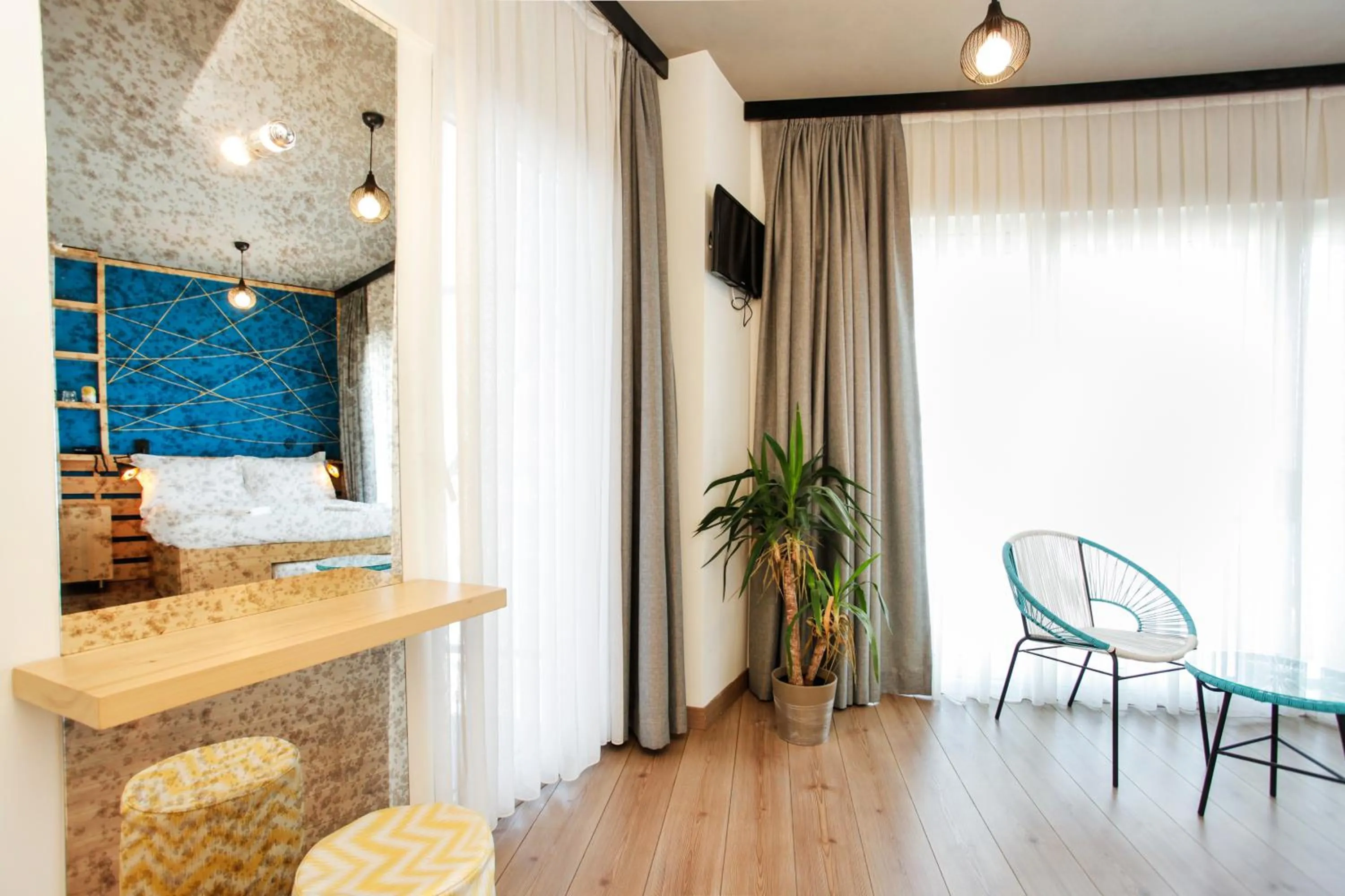 Seating area in Miller Hotel