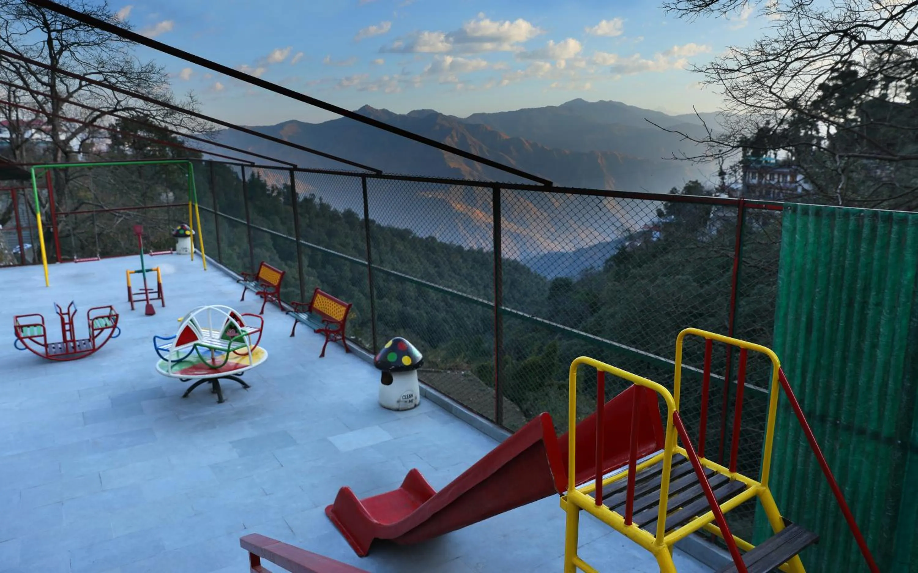 Children play ground in Hotel Vishnu Palace
