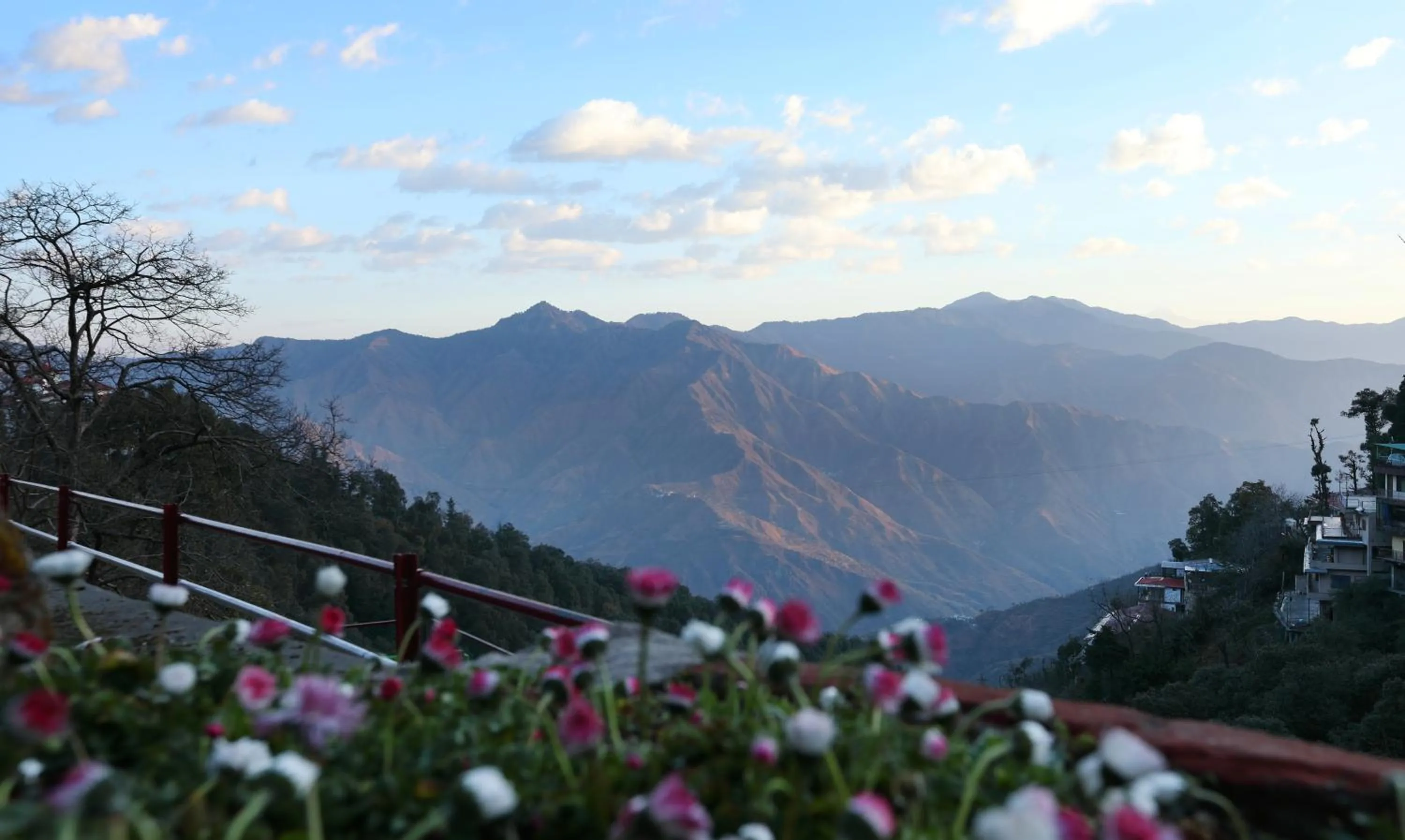 Mountain view in Hotel Vishnu Palace