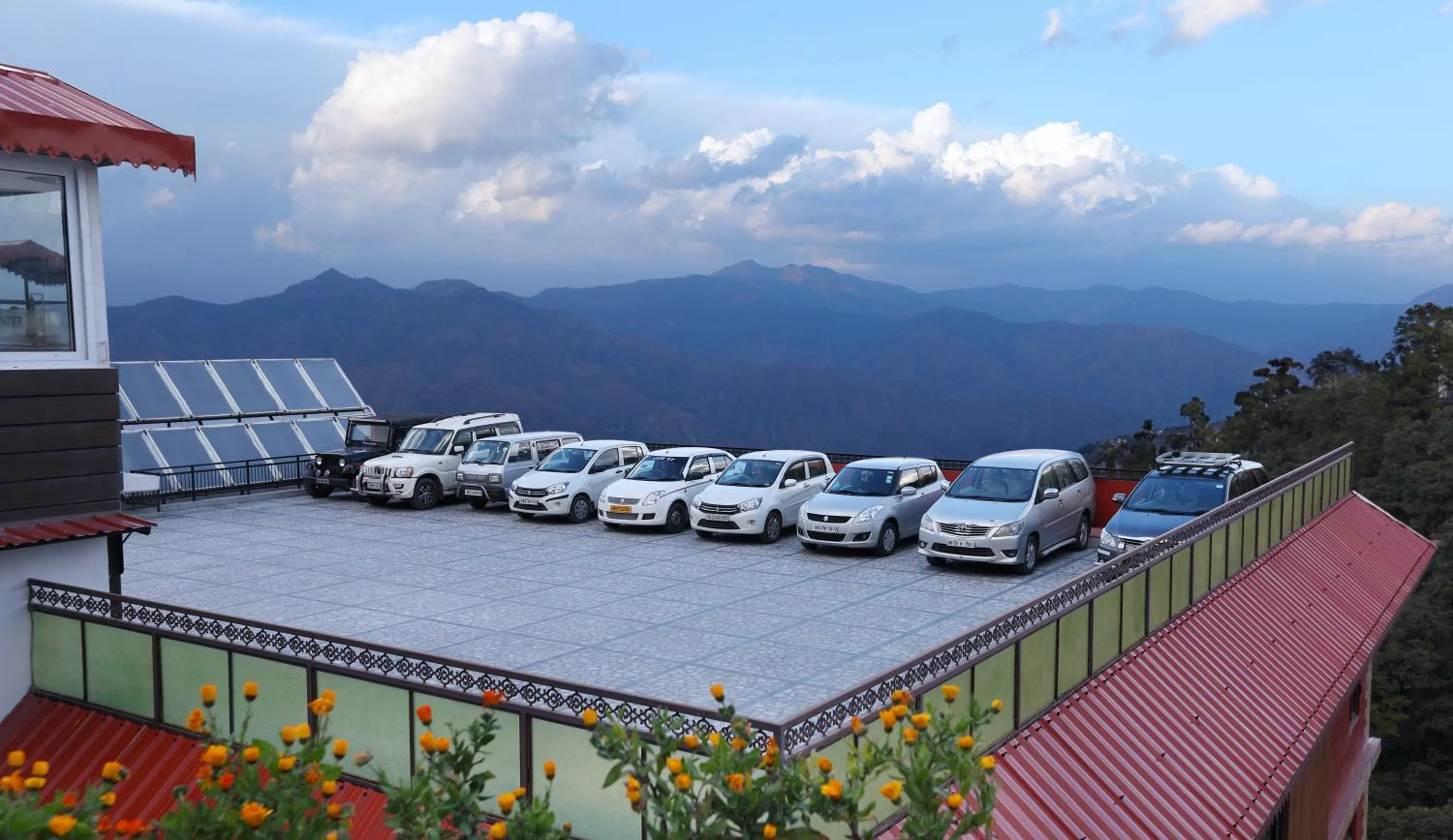 Parking in Hotel Vishnu Palace