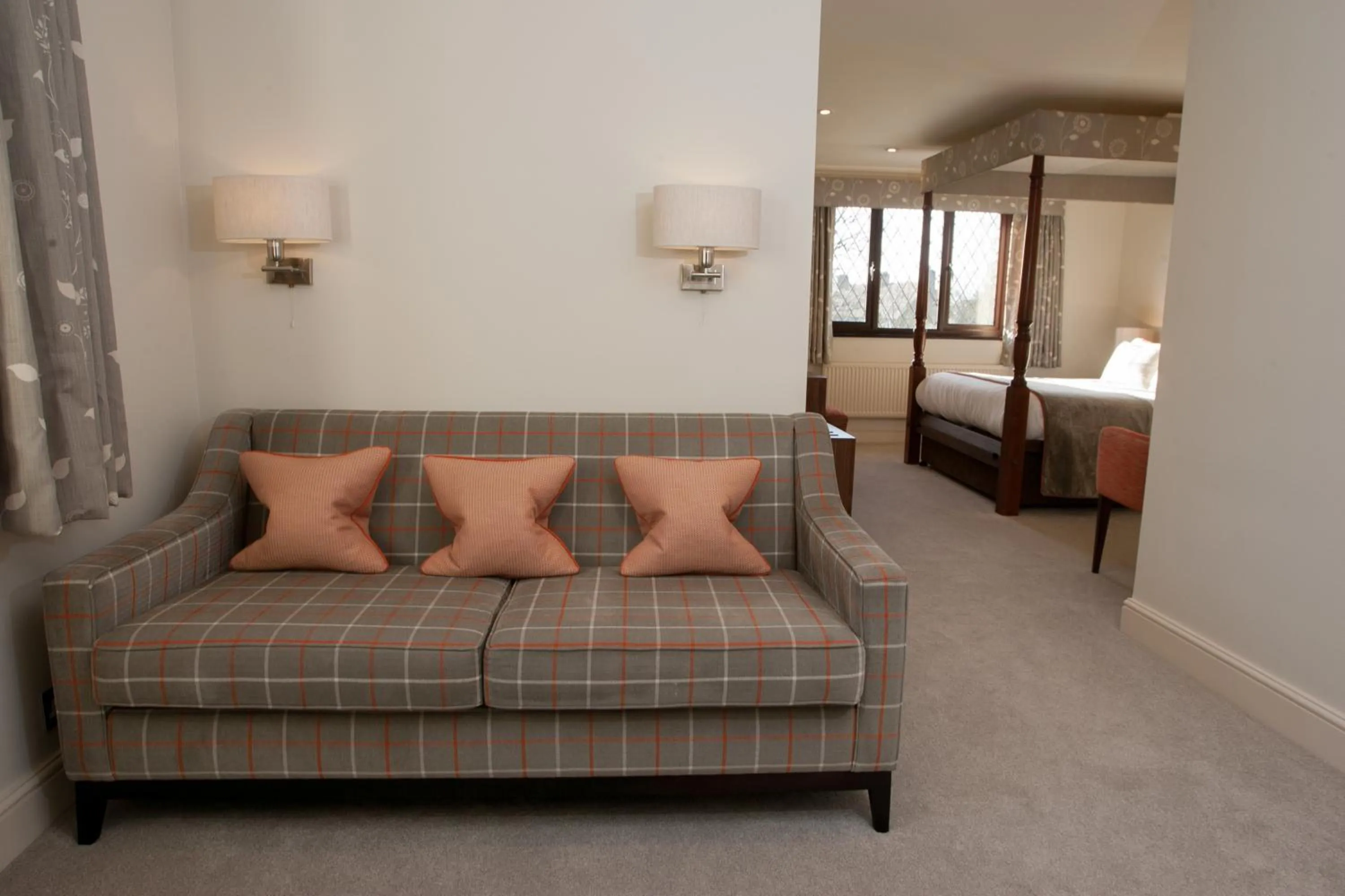 Seating area in Stirrups Hotel