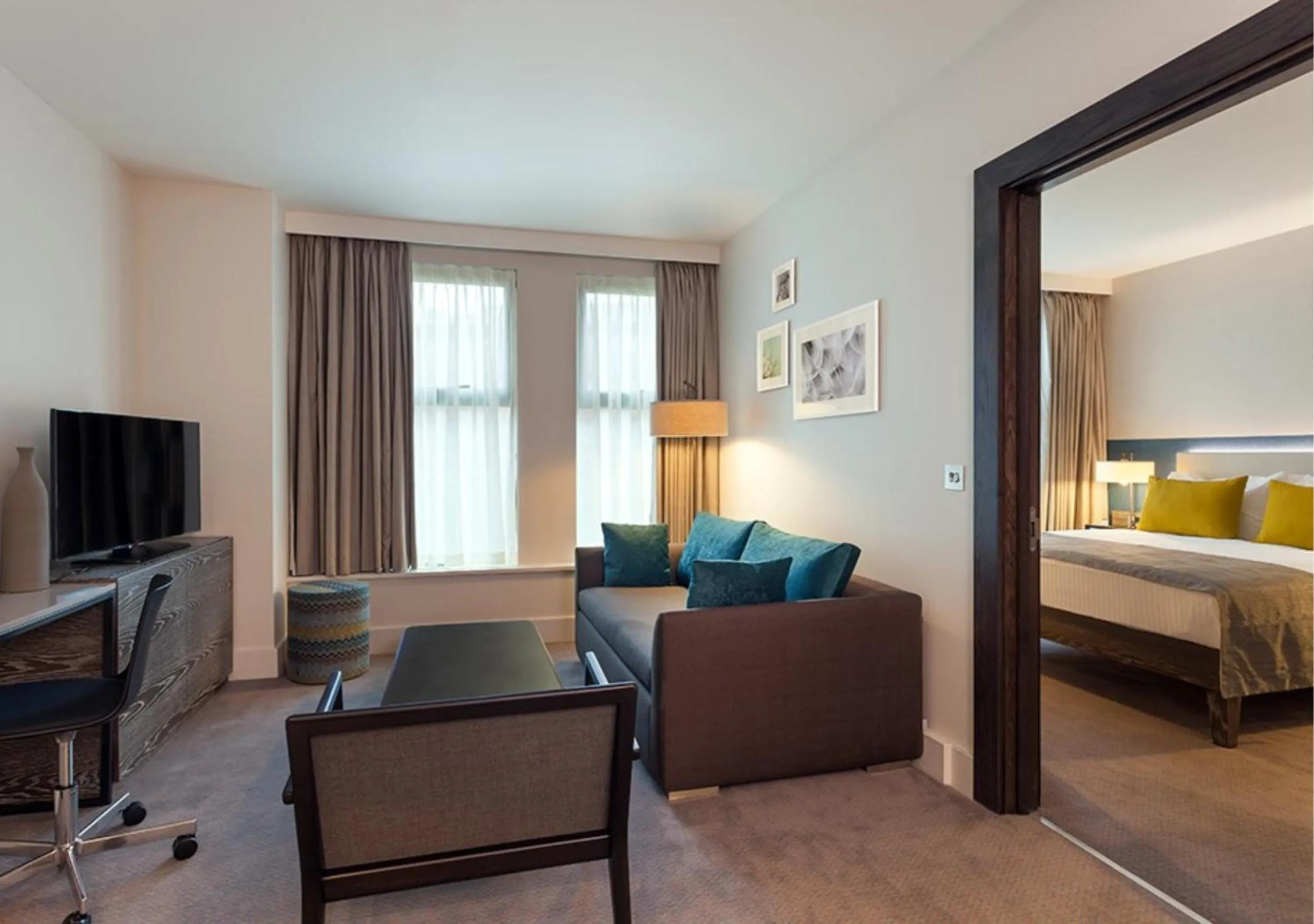 Bedroom, Bed in Staybridge Suites London-Vauxhall by IHG
