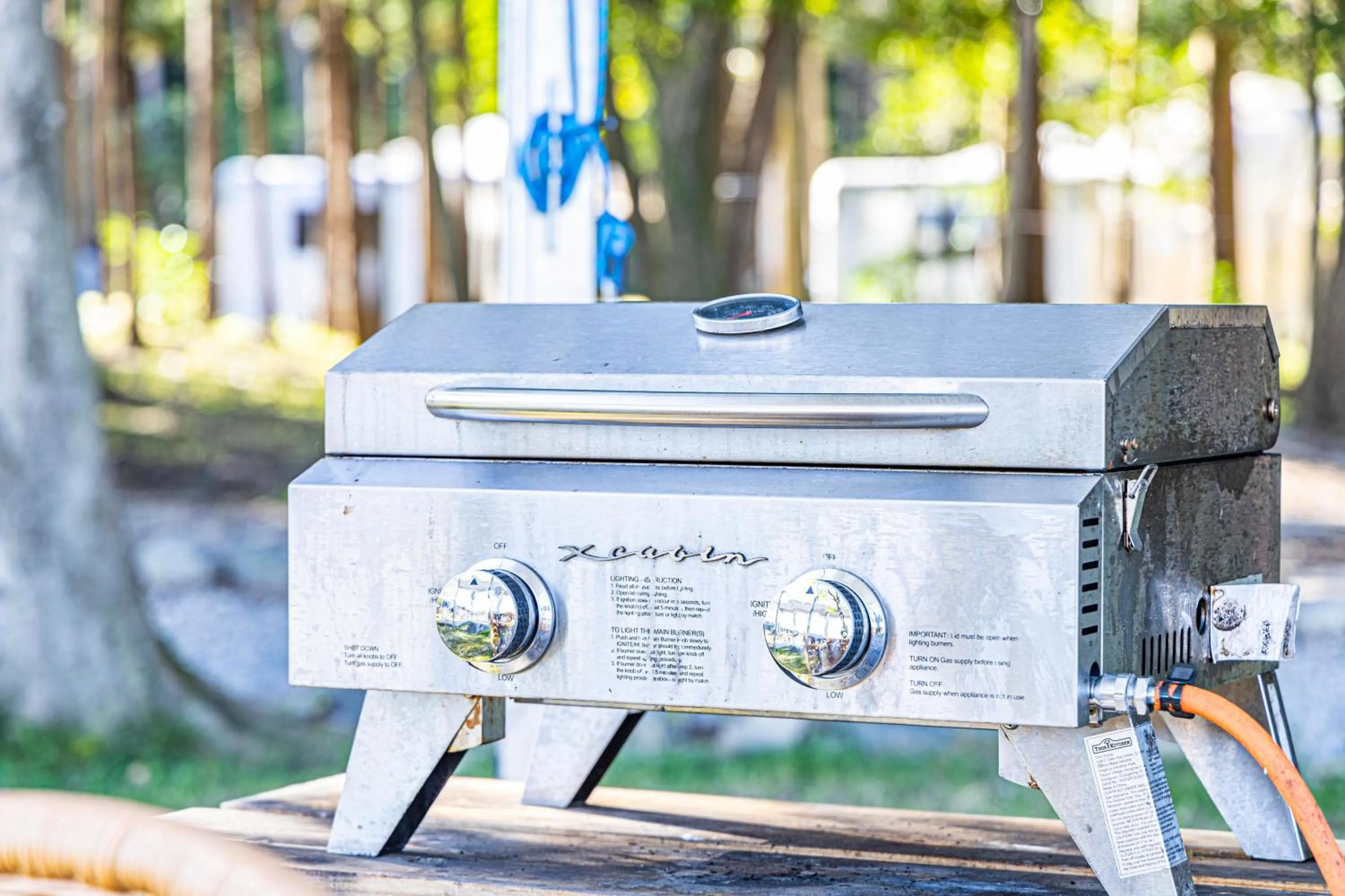 BBQ facilities in glampark FREE AND EASY CAMP RESORT　三重県