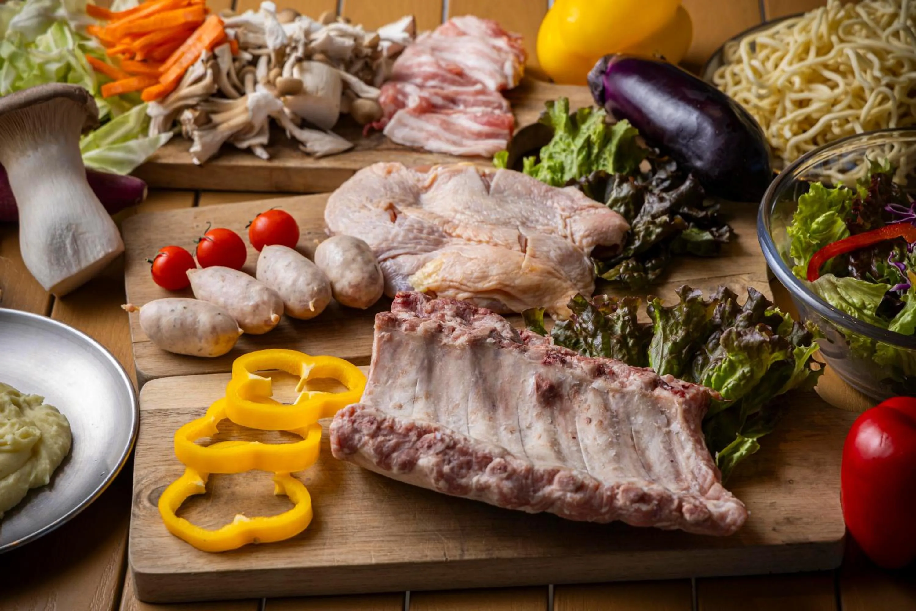 Food in glampark FREE AND EASY CAMP RESORT　三重県