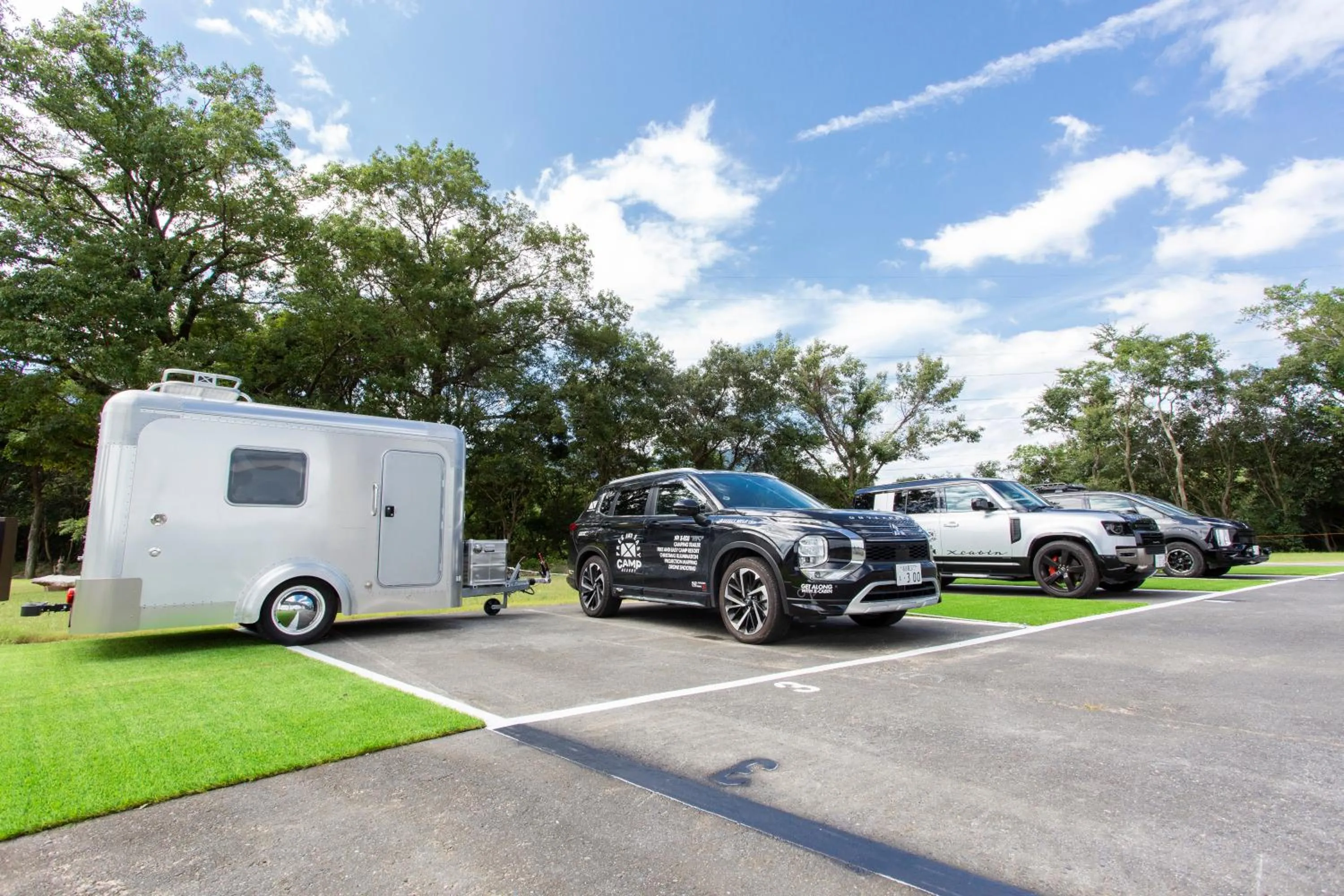 Parking in glampark FREE AND EASY CAMP RESORT　三重県