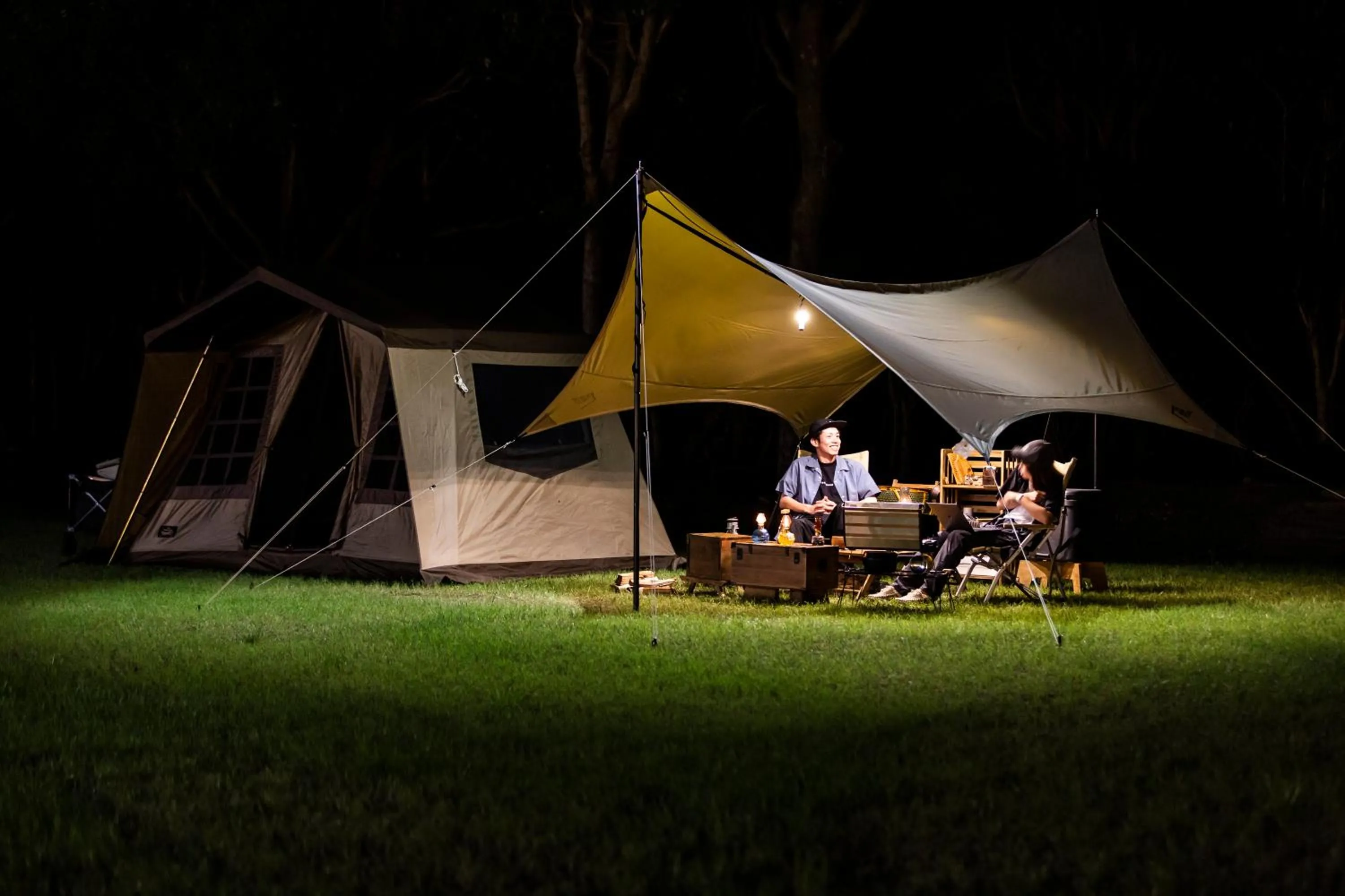 Night in glampark FREE AND EASY CAMP RESORT　三重県