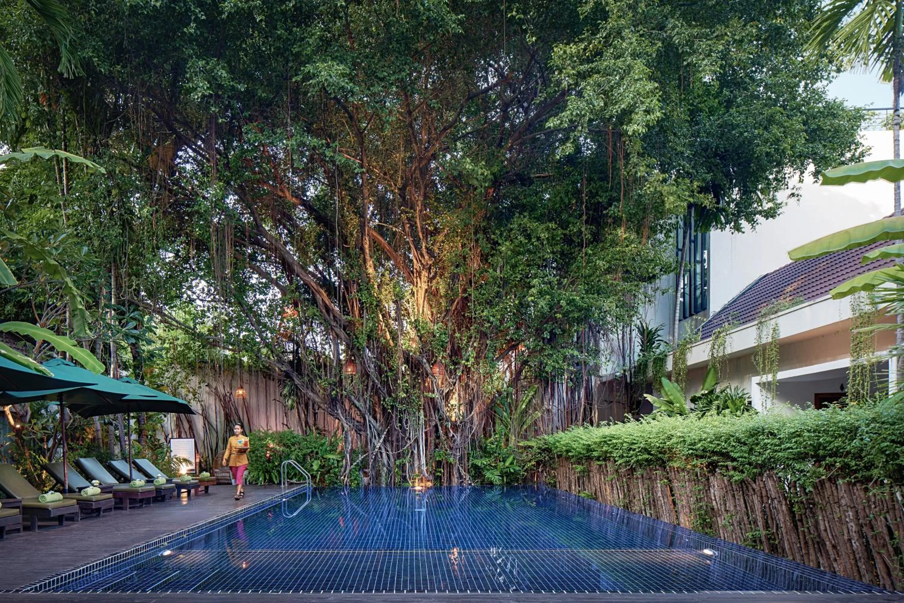 Pool view in Lynnaya Urban River Resort