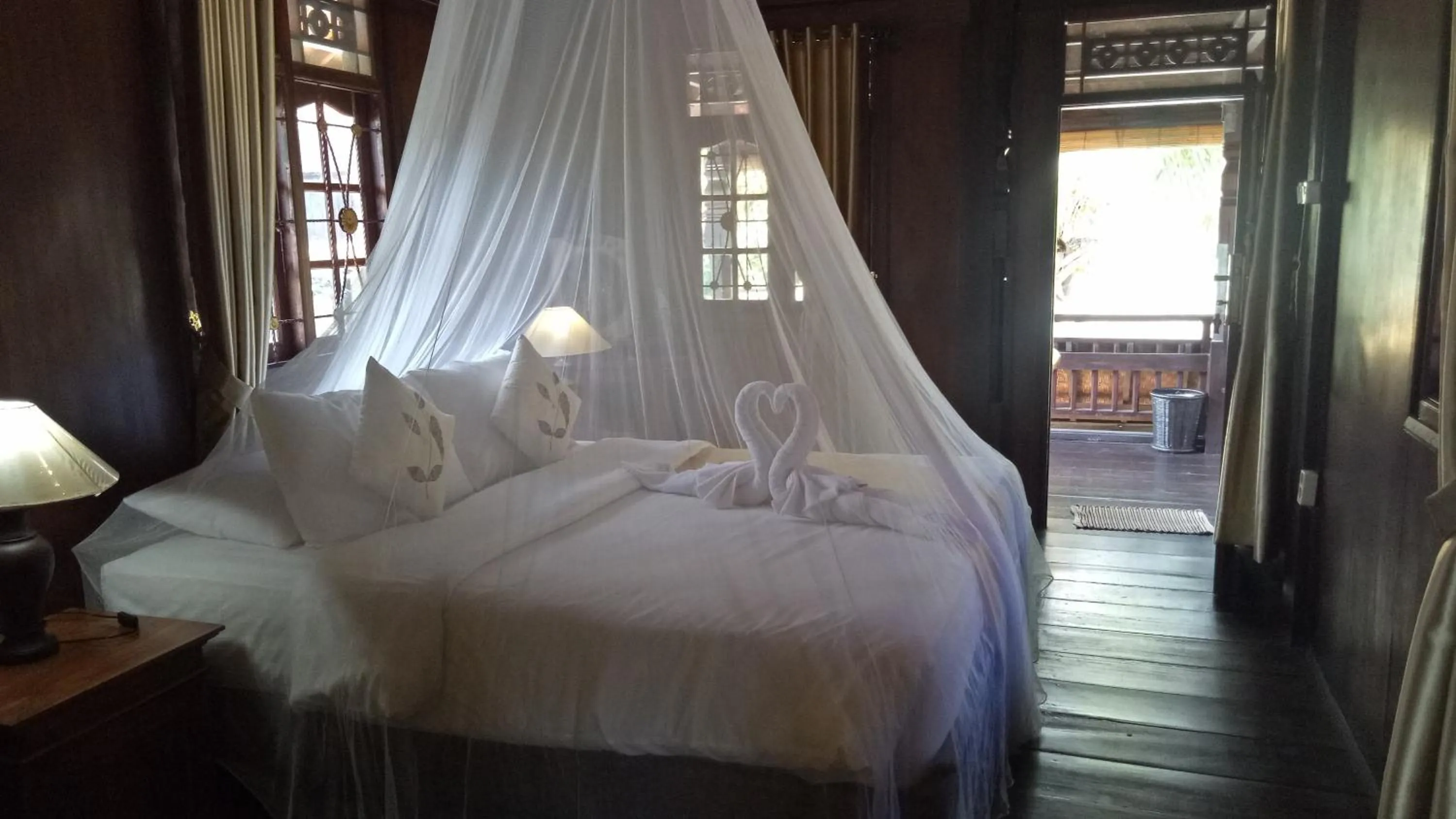 Bed in Atres Villa