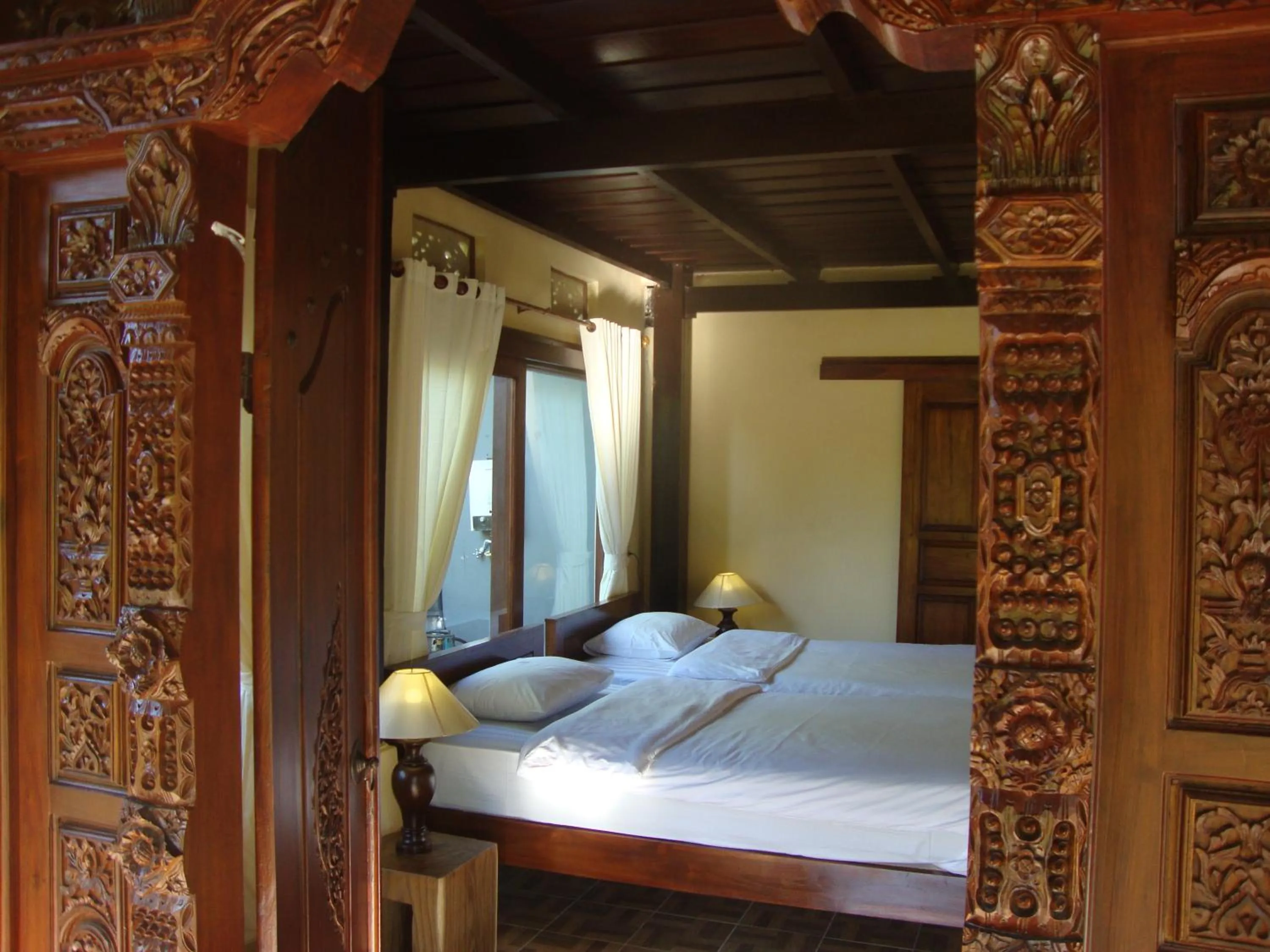 Bed in Atres Villa