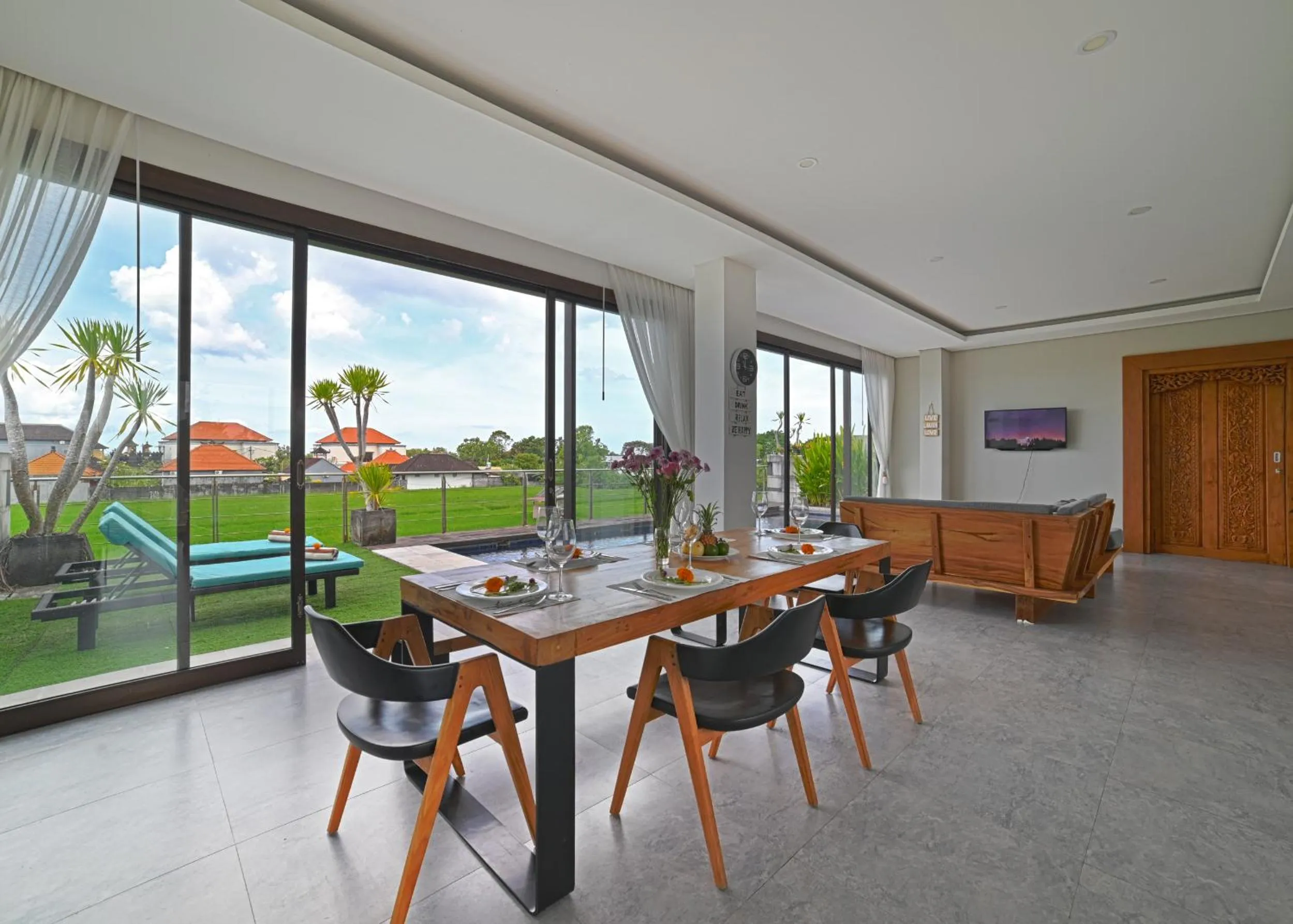 Seating area in Villa Emilia Seminyak by Nagisa Bali