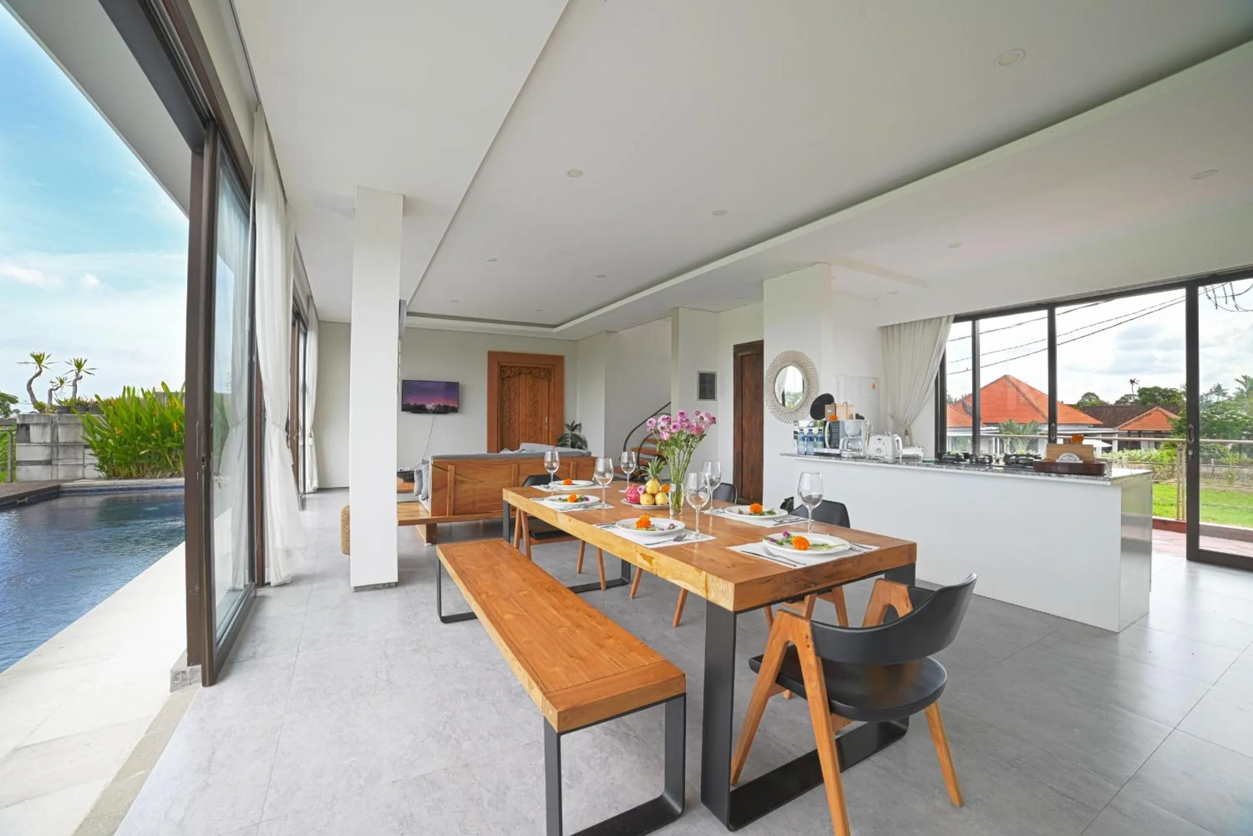 Dining area in Villa Emilia Seminyak by Nagisa Bali