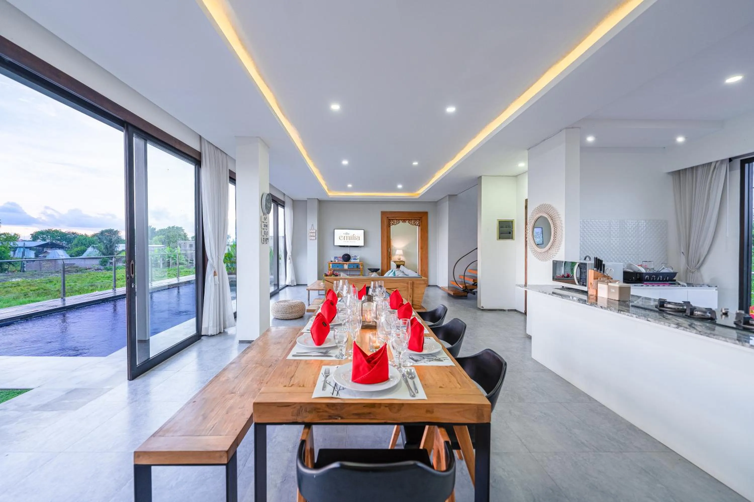 Living room in Villa Emilia Seminyak by Nagisa Bali