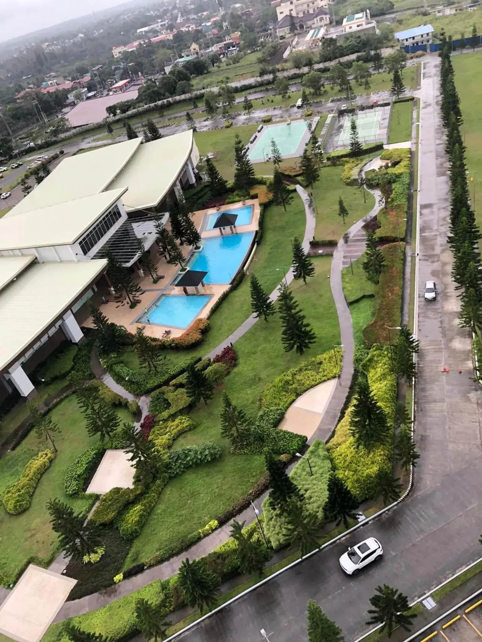 Garden view in JT Tagaytay Suites Garden view in JT Tagaytay Suites