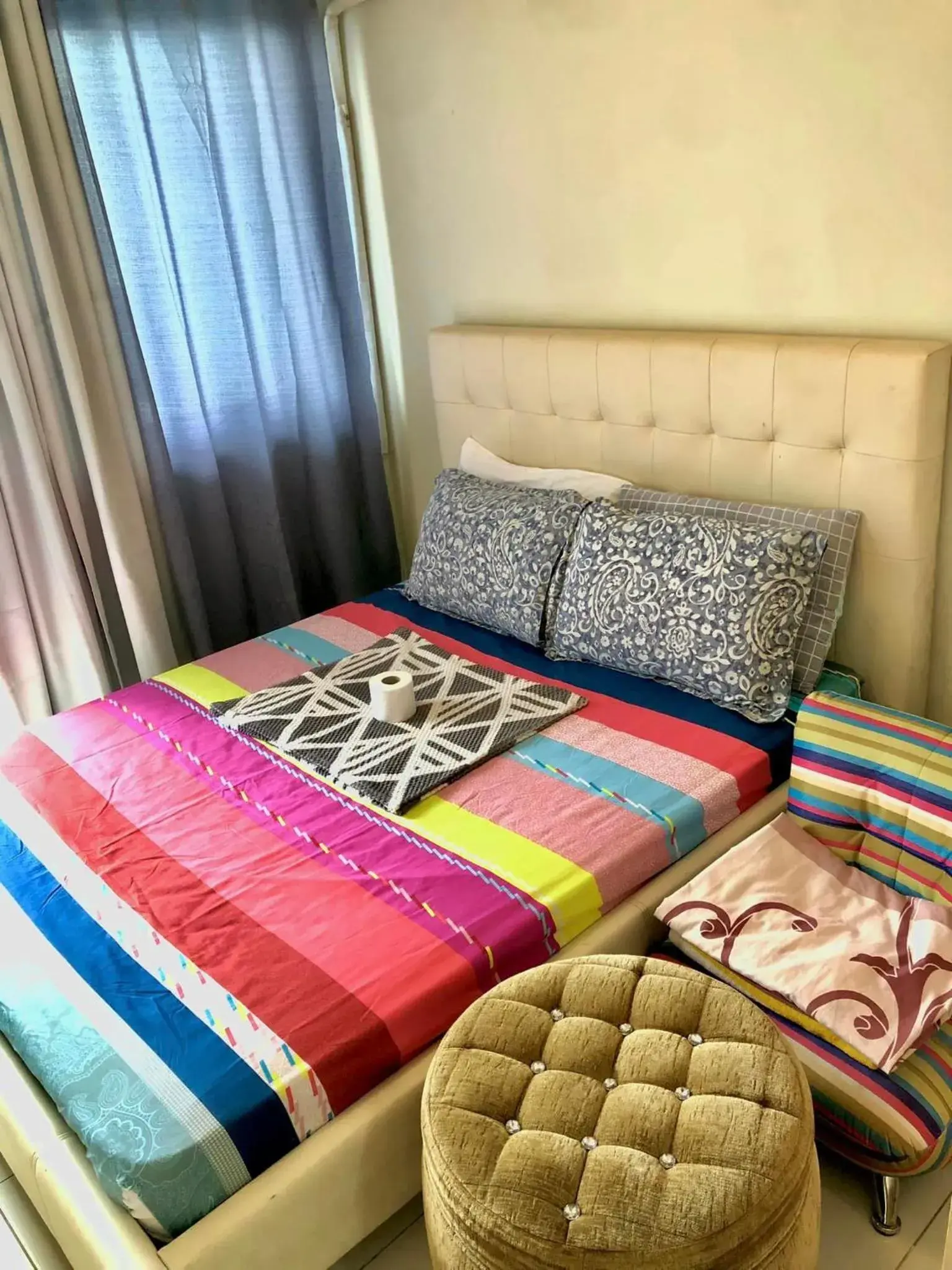 Bed in JT Tagaytay Suites Bed in JT Tagaytay Suites