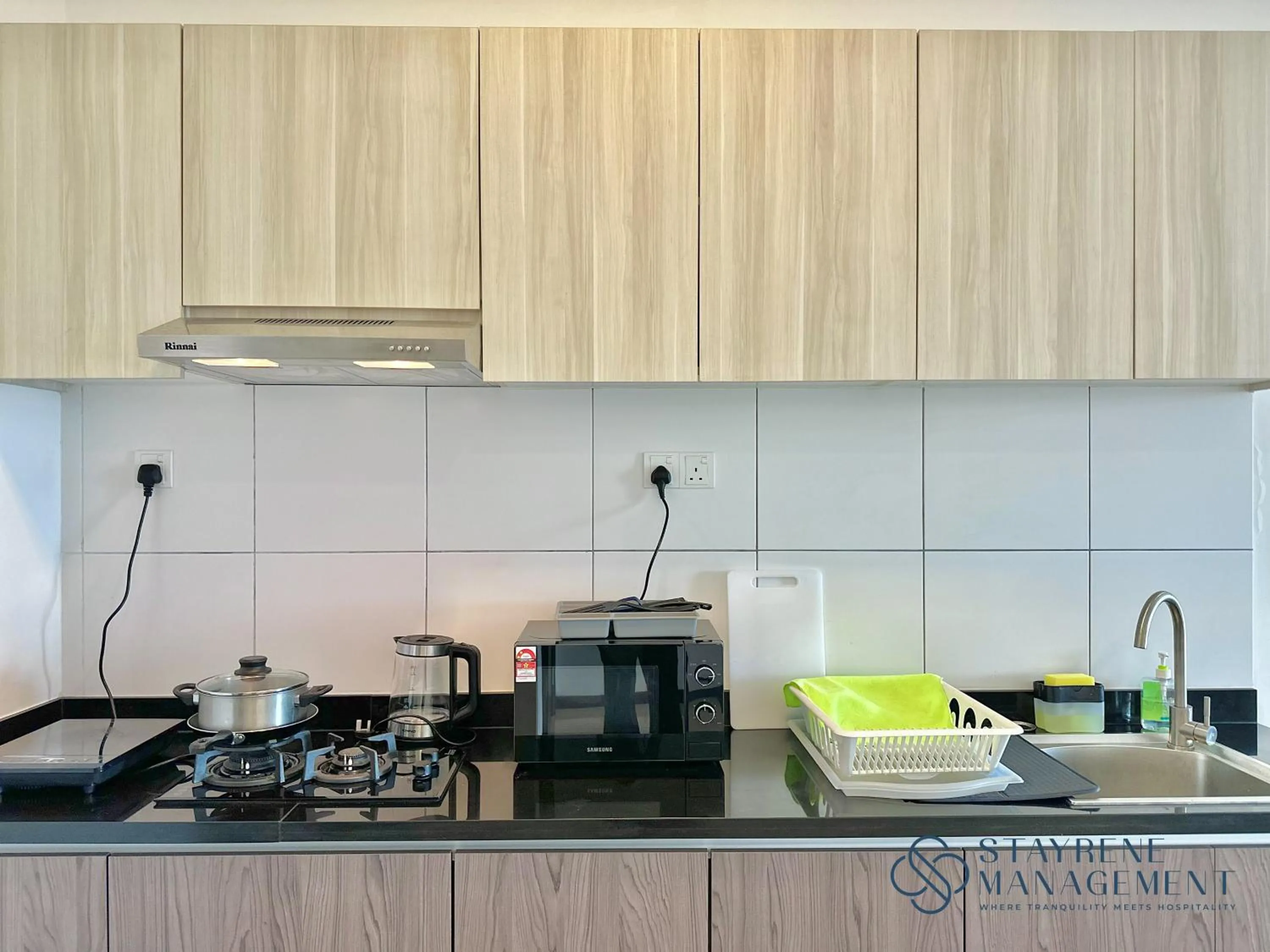 Kitchen or kitchenette in Molek Regency By Stayrene