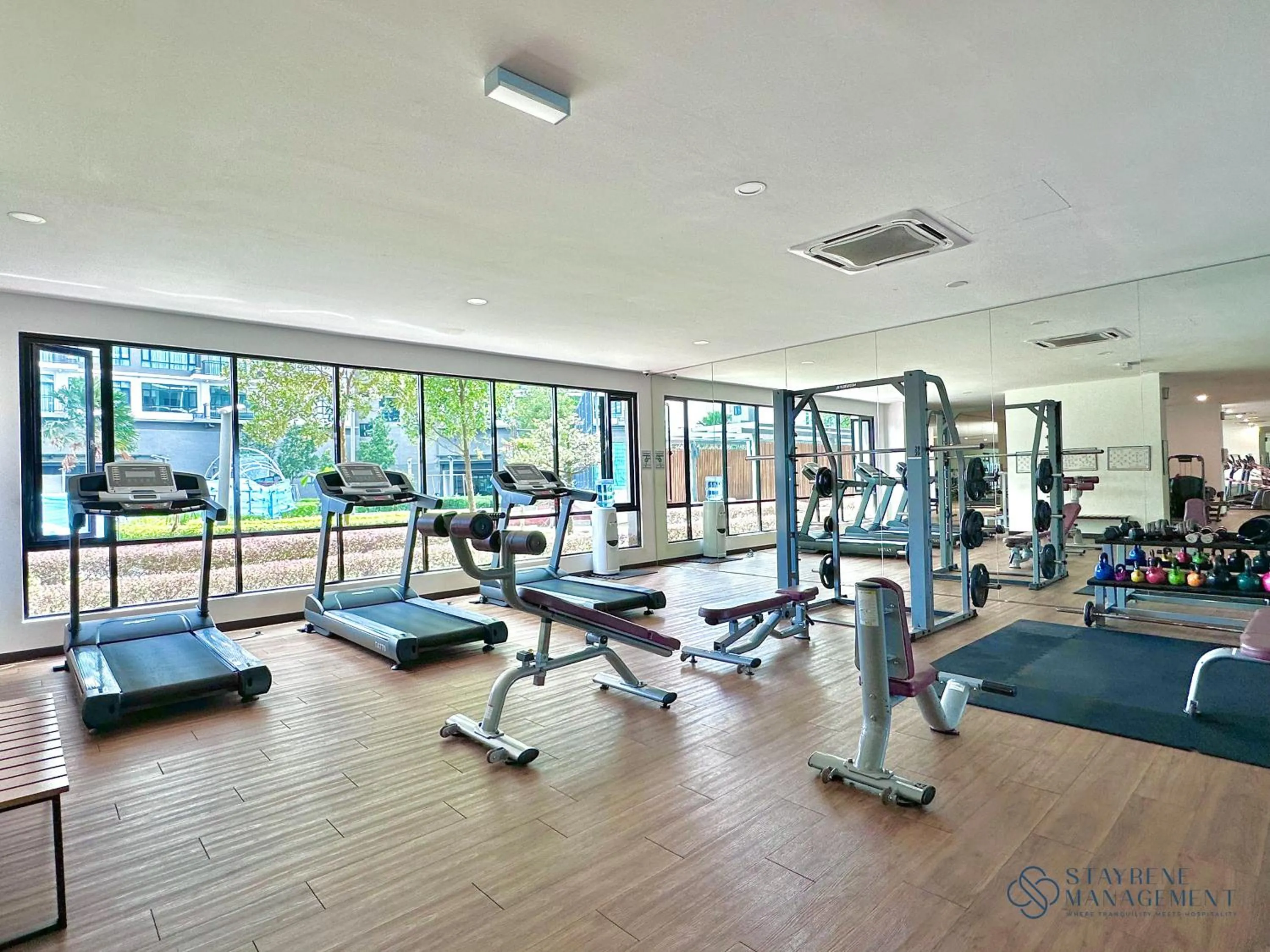 Fitness centre/facilities in Molek Regency By Stayrene