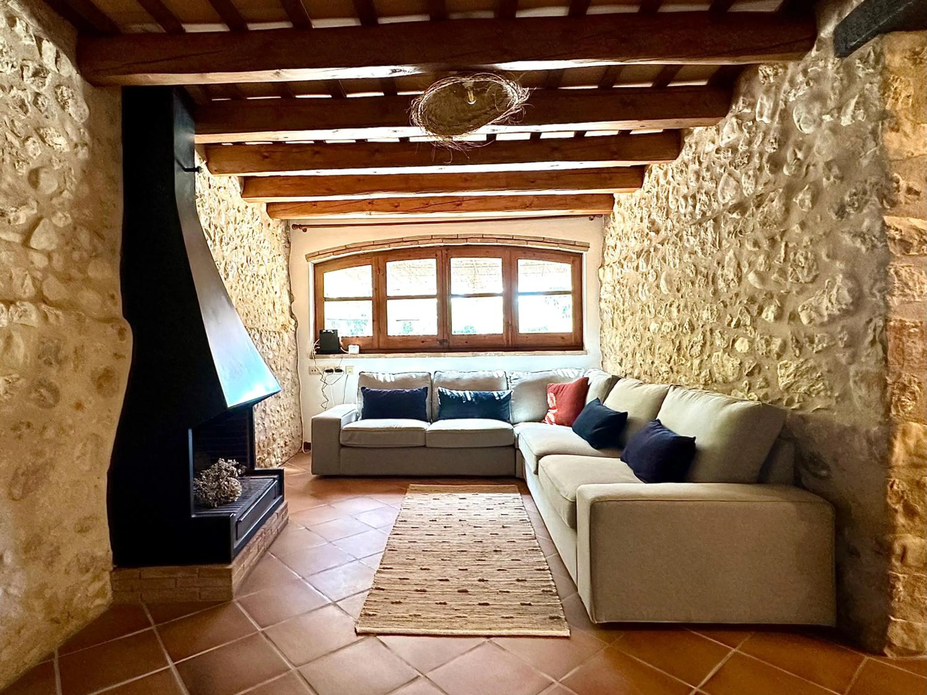 Living room in Mas Camins