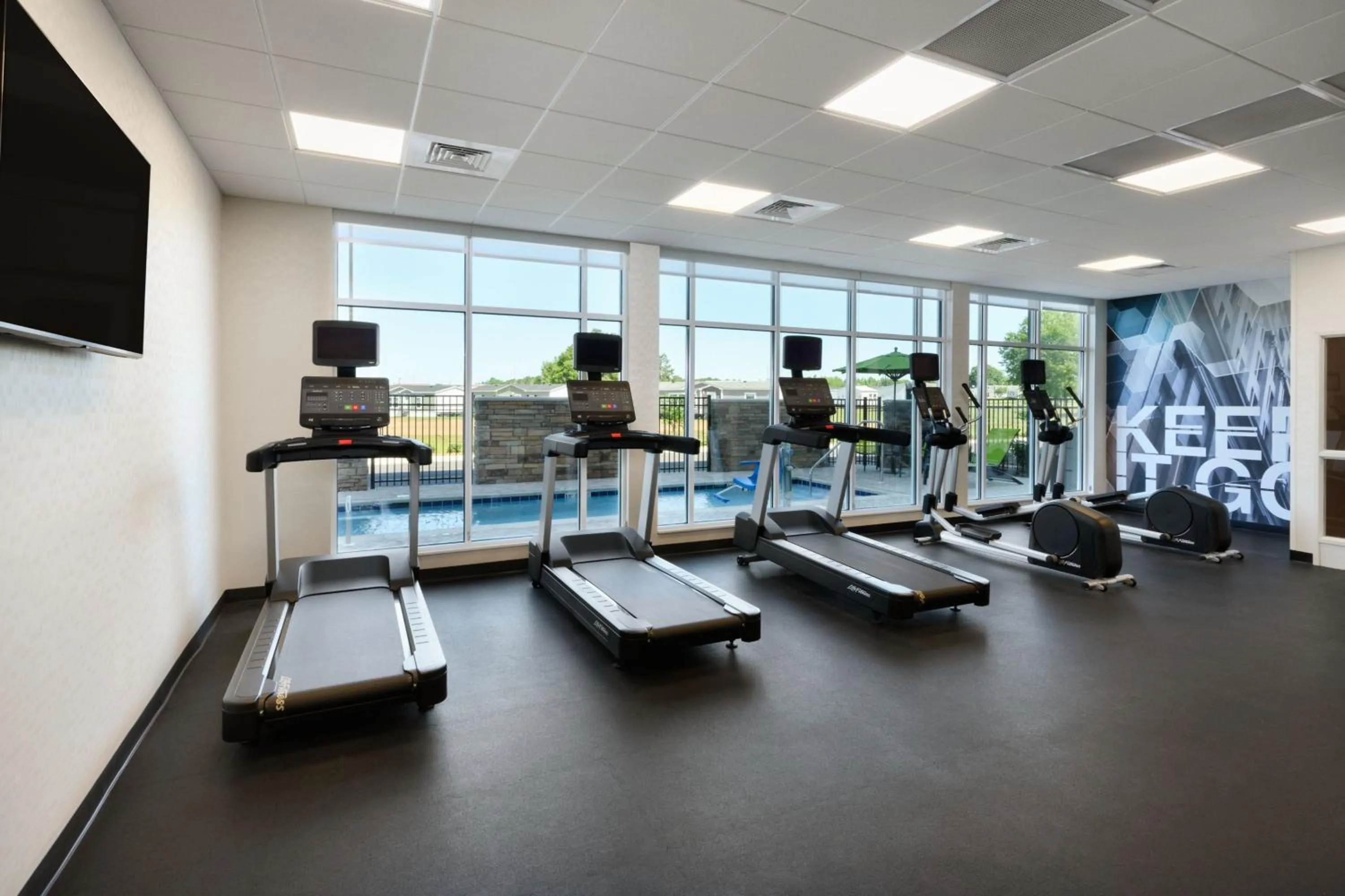 Fitness centre/facilities in SpringHill Suites by Marriott Dothan