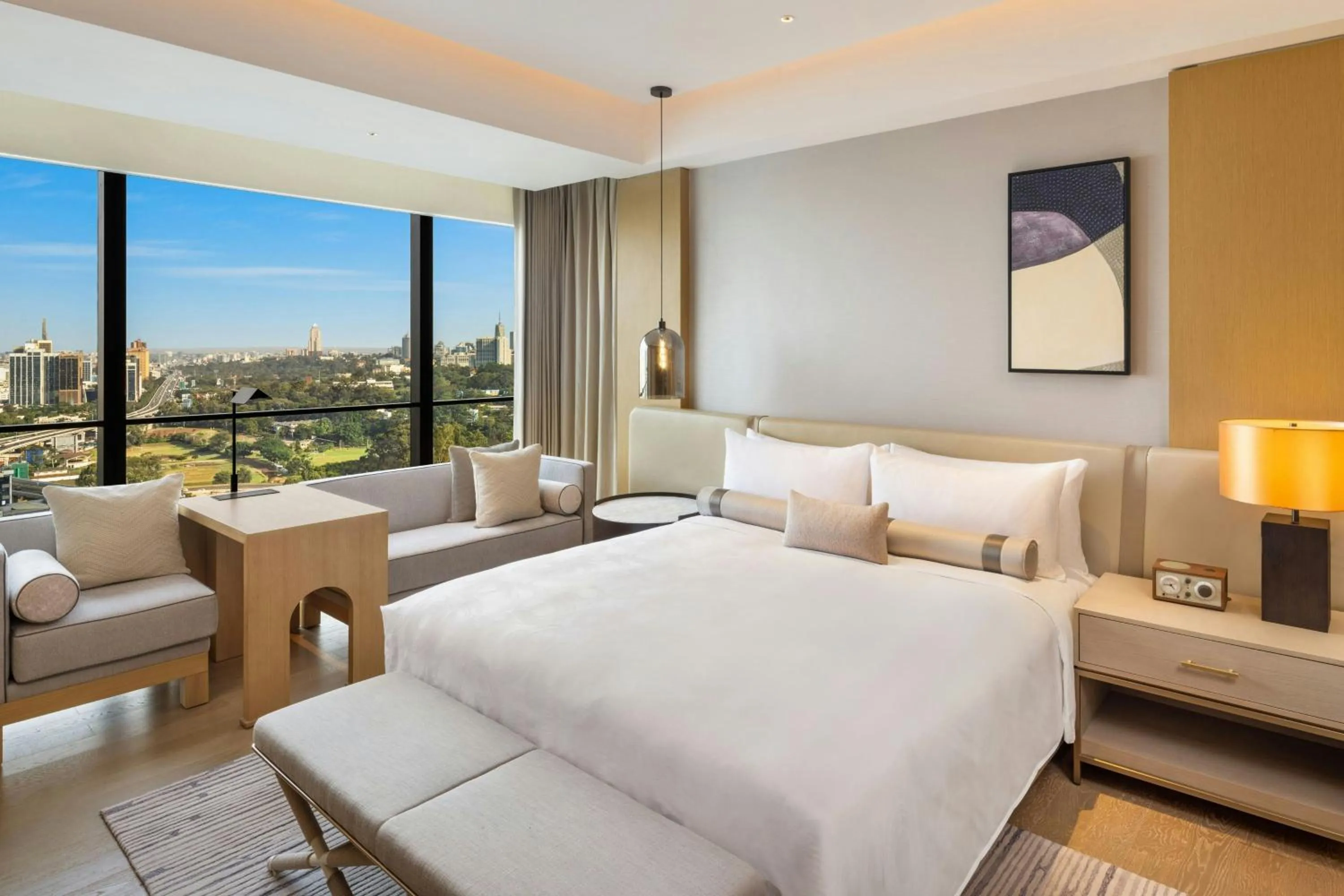 Photo of the whole room, Bed in JW Marriott Hotel Nairobi