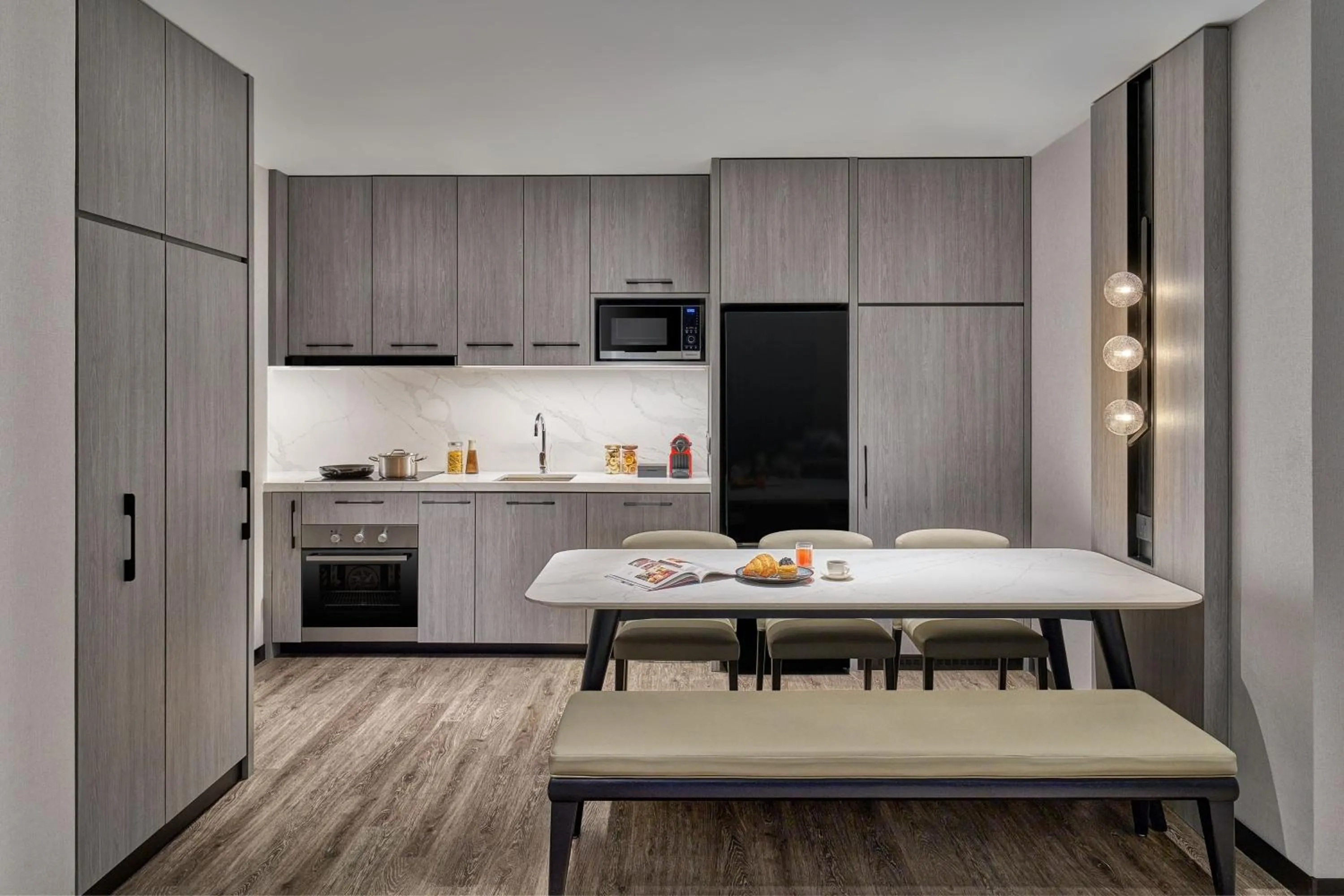 Kitchen or kitchenette in Marriott Executive Apartments Penang