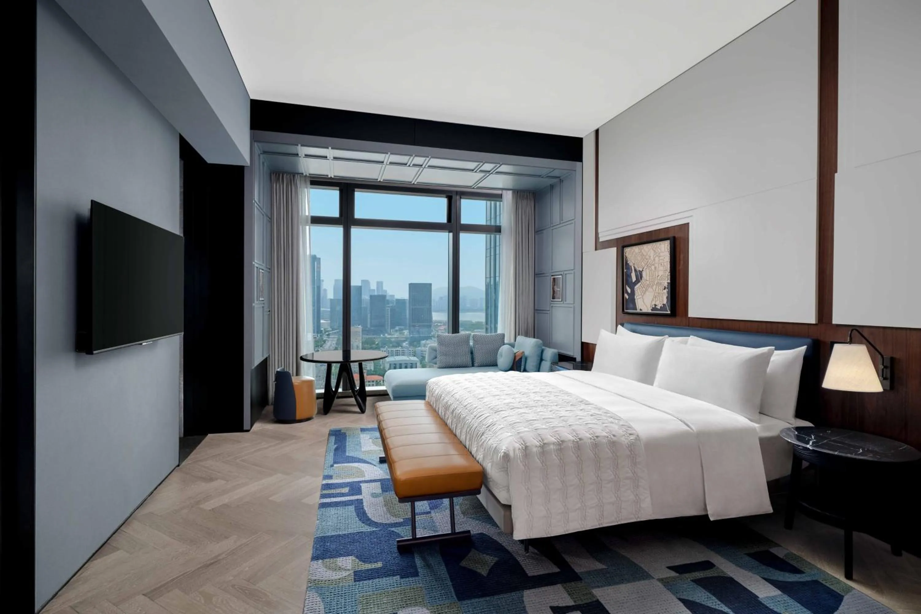 Bedroom, Bed in Le Meridien Shenzhen, Bao'an