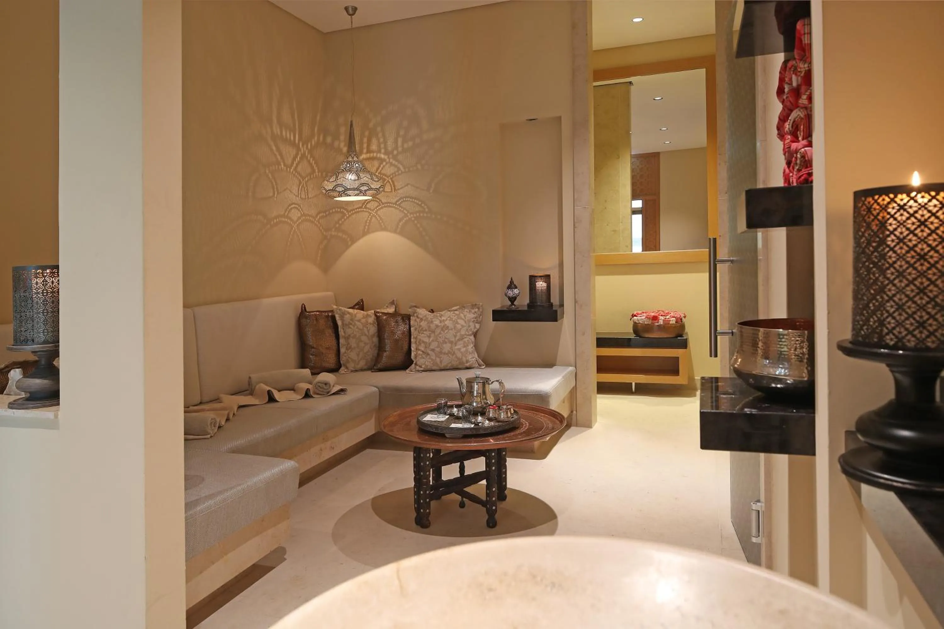 Steam room in Severin's Resort & Spa