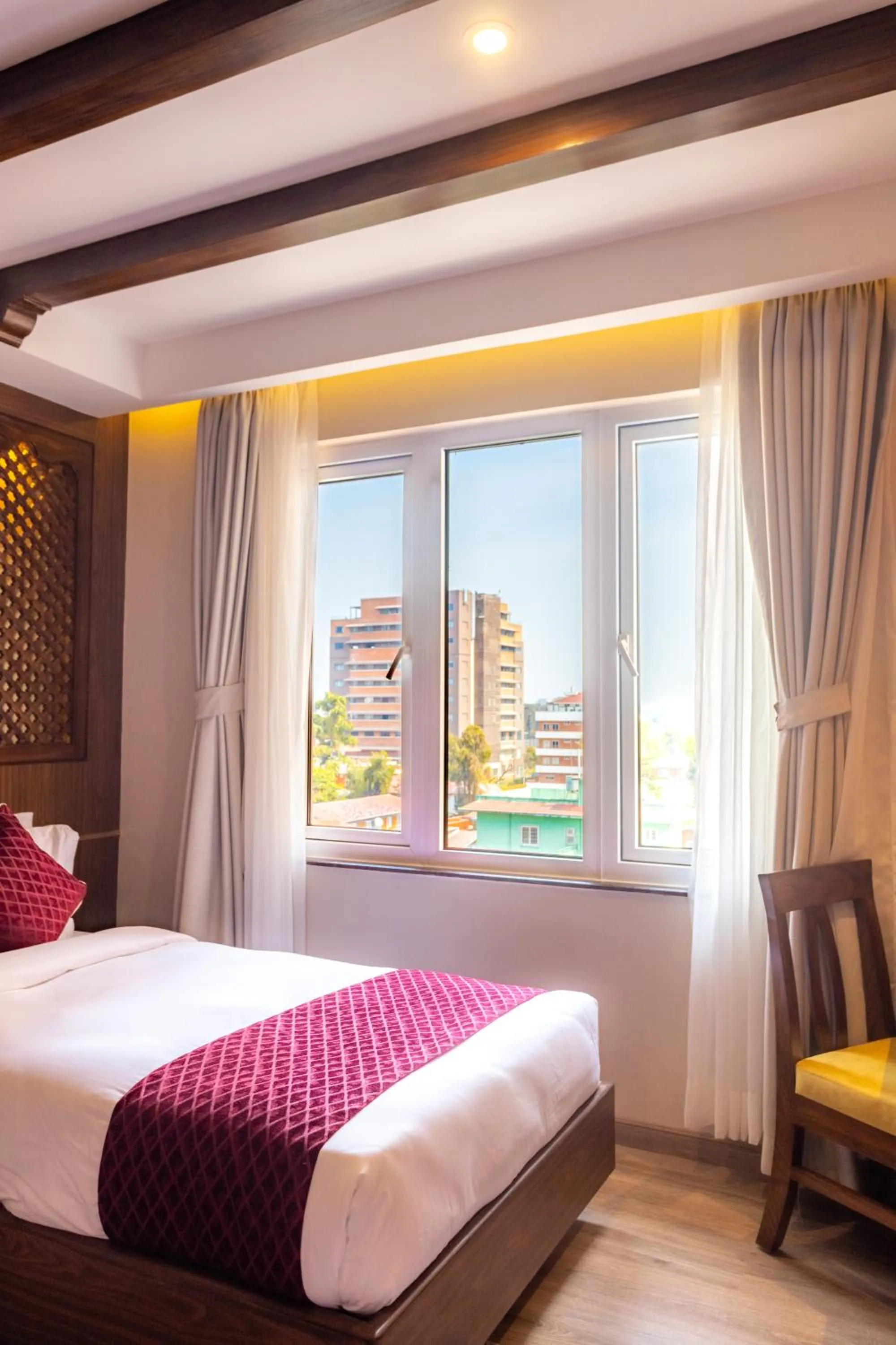 Bed in Kailash Boutique Hotel