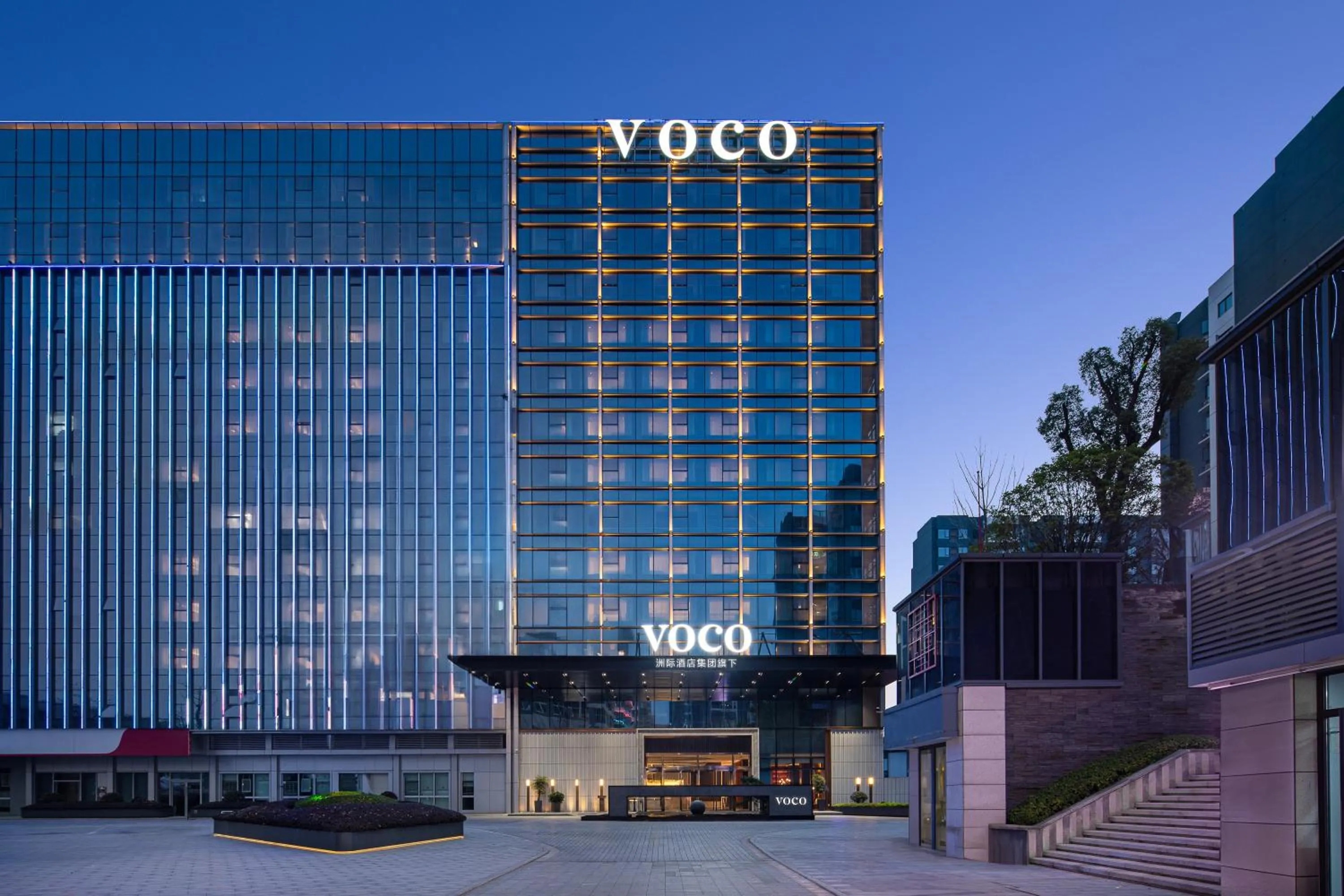Property building in voco Changsha Airport by IHG