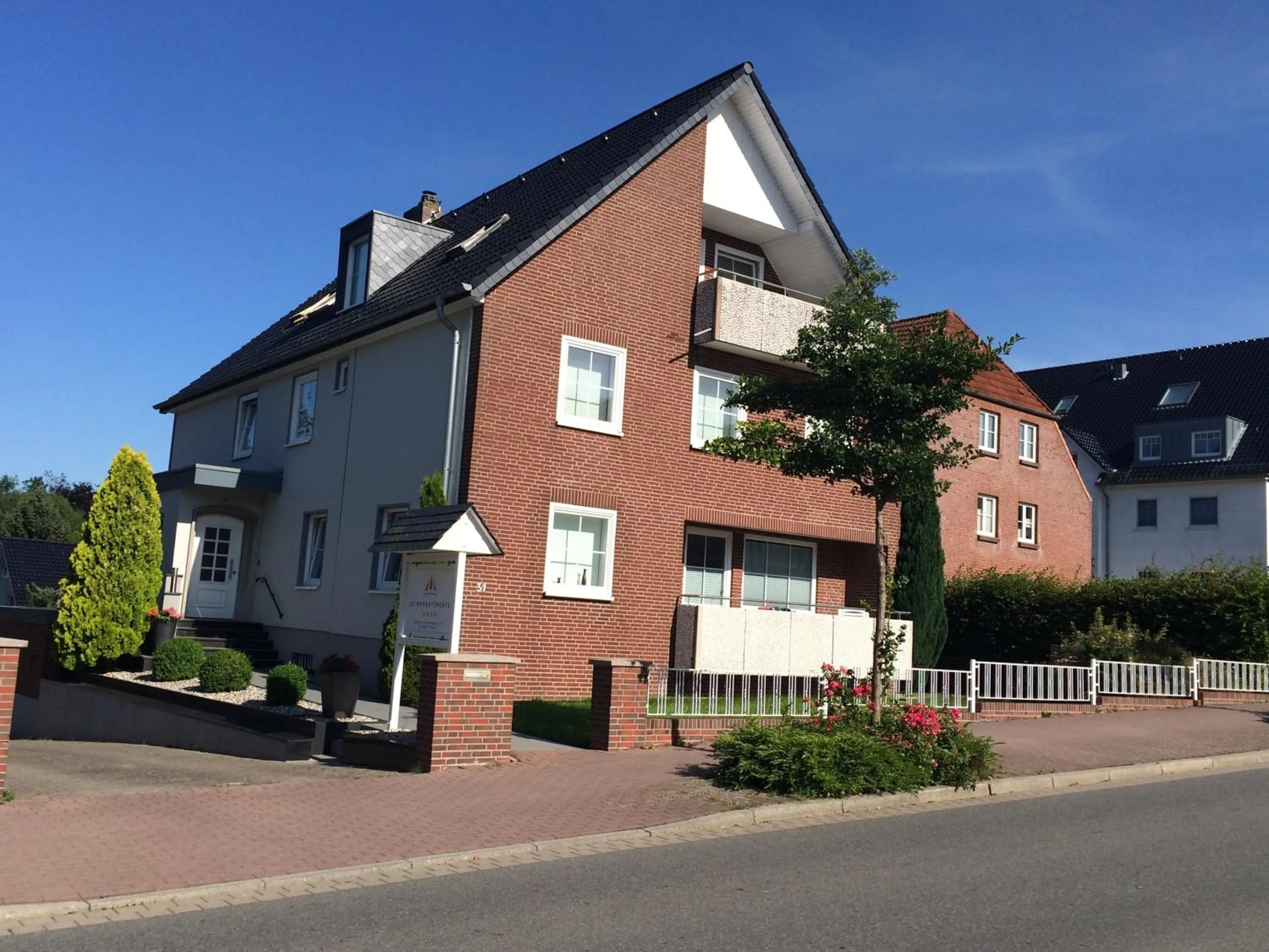 Facade/entrance in 3C-Appartements