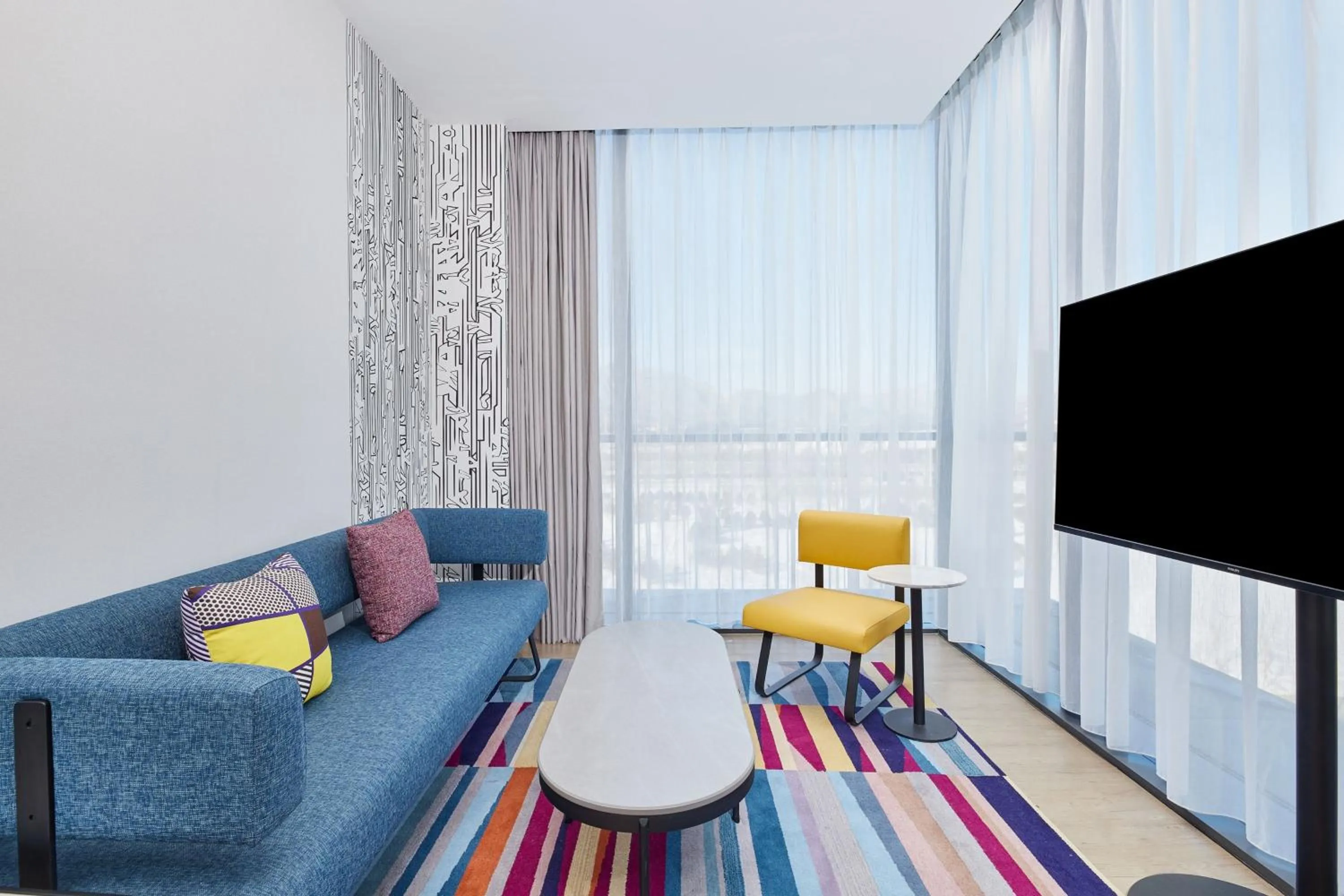 Living room in Aloft Beijing Huairou