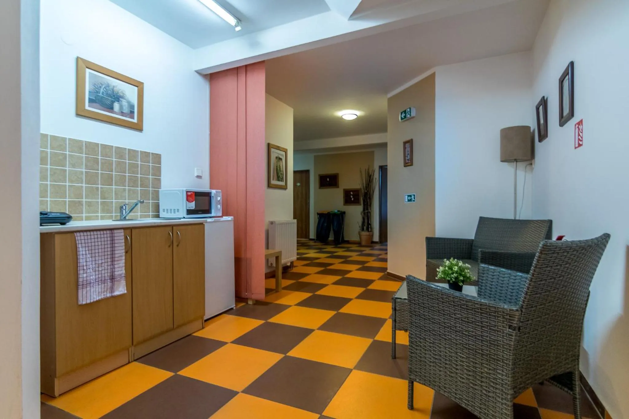 Seating area in Penzion a restaurace U Vladaře