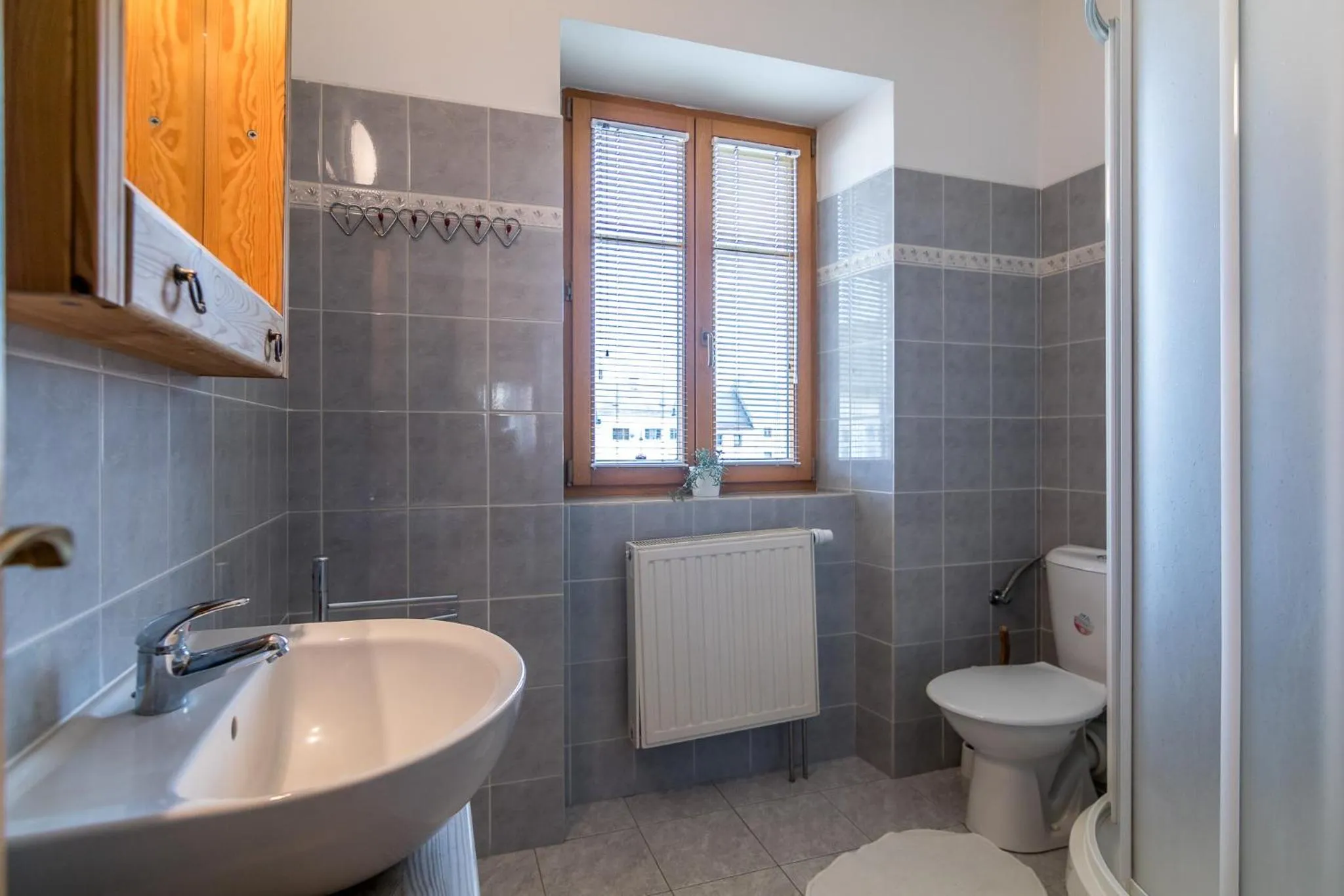 Bathroom in Penzion a restaurace U Vladaře