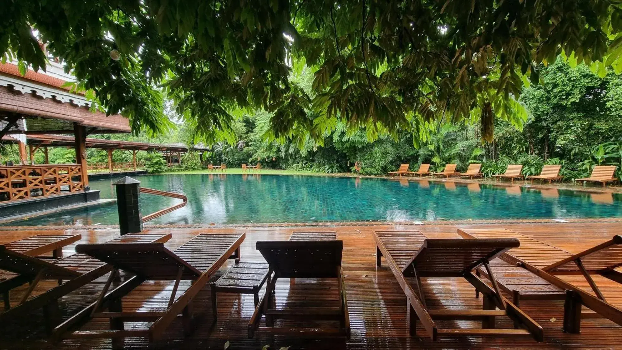 Pool view in Governor's Residence Pool view in Governor's Residence