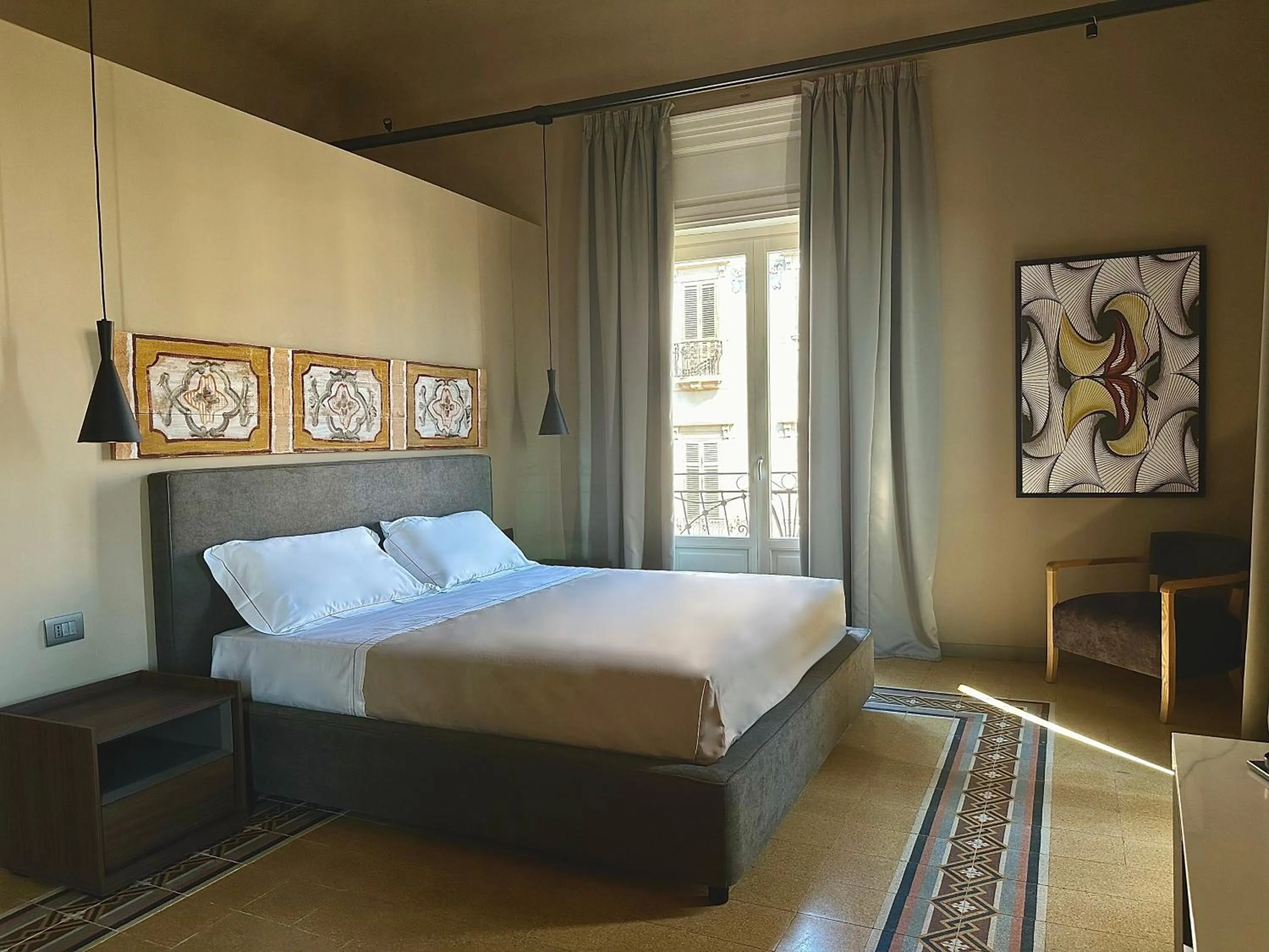 Bedroom, Bed in Palazzo Liberty Unique Hotel by Geocharme