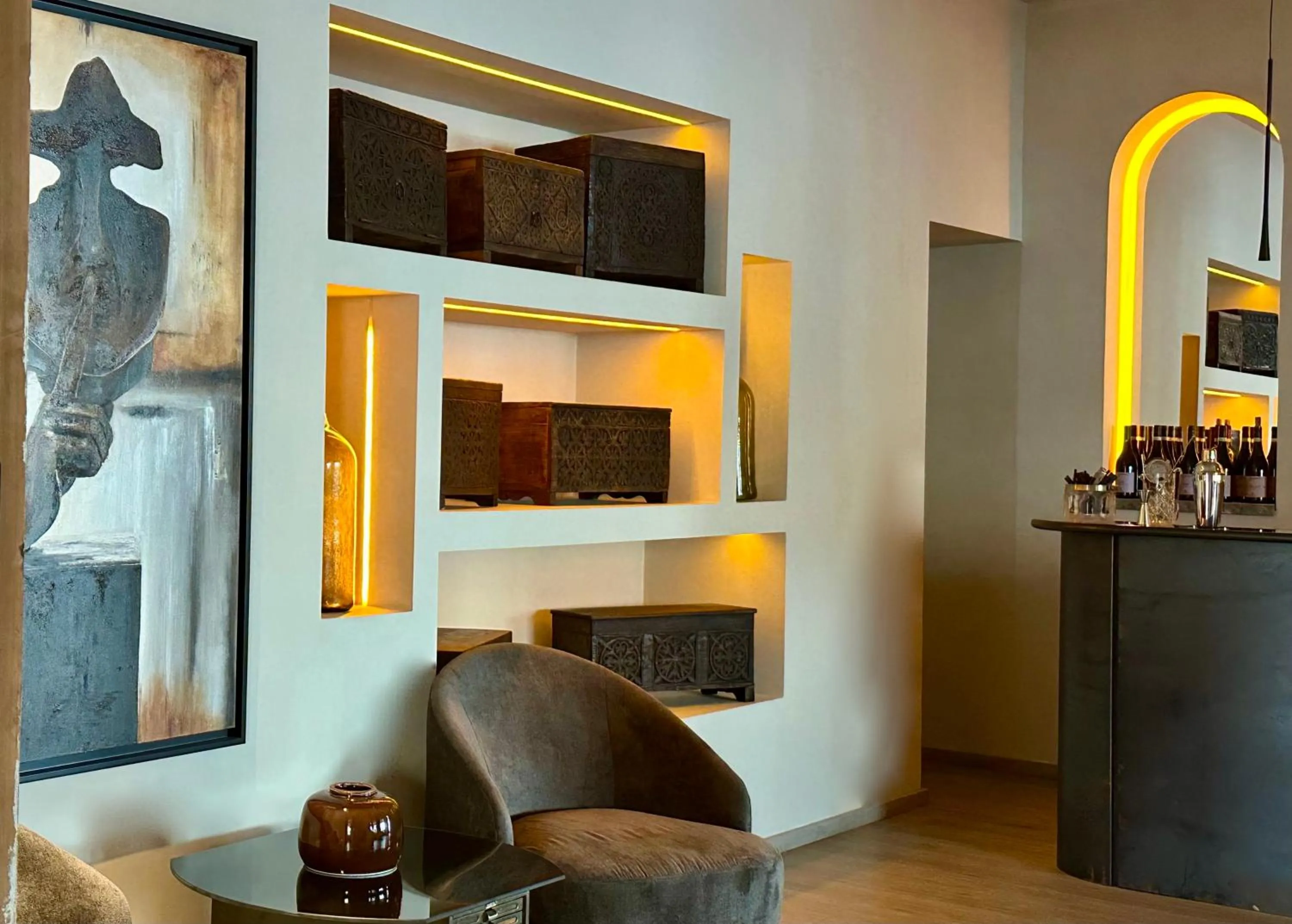 Lounge or bar in Palazzo Liberty Unique Hotel by Geocharme